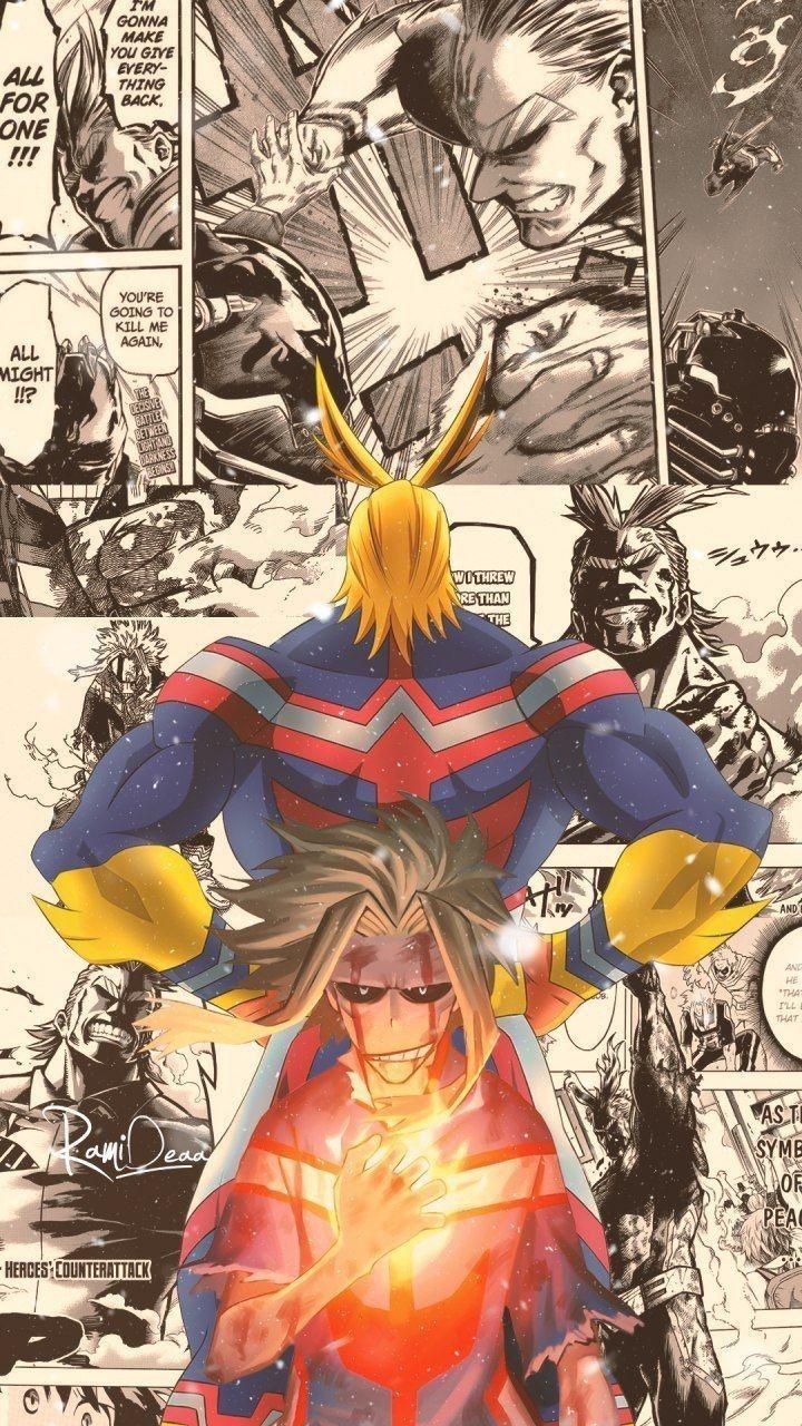 720x1280 Boku no hero academia.. All Might. Animes wallpaper, Personagens de anime, Mangá wallpaper