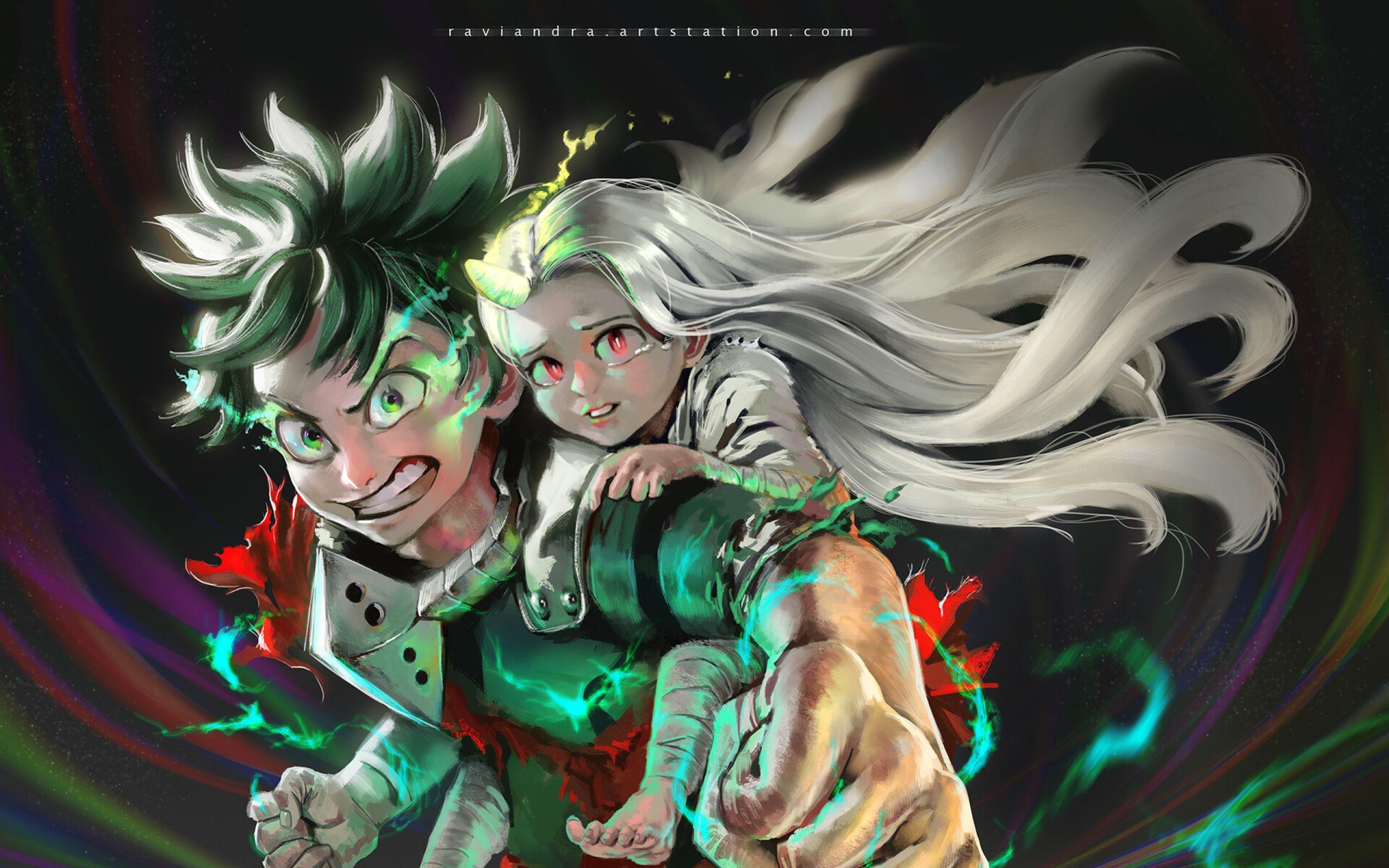 2560x1600 Eri and Izuku Midoriya 2560x1600 Resolution Wallpaper, HD Anime 4K Wallpaper, Image, Photo and Background