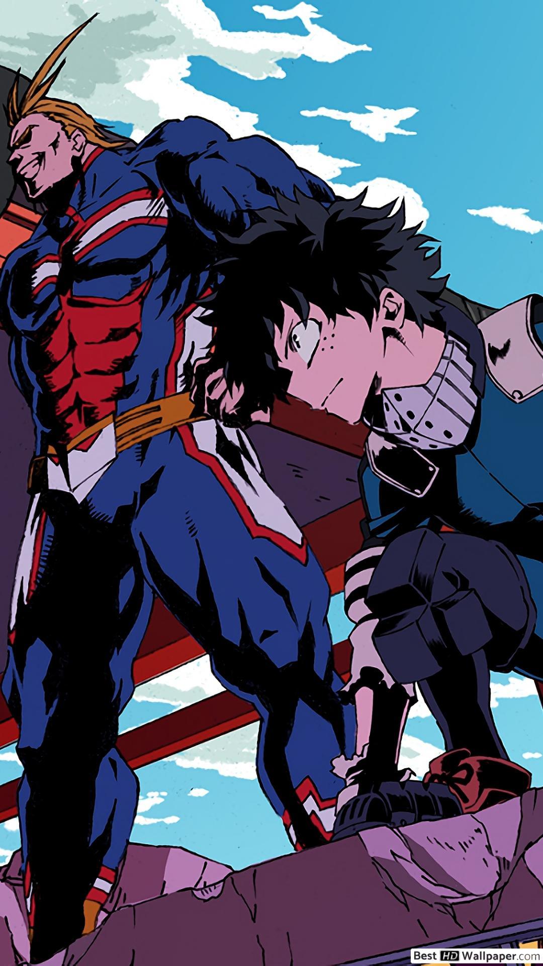 1080x1920 Boku No Hero Academia Wallpaper And All Might, Download Wallpaper