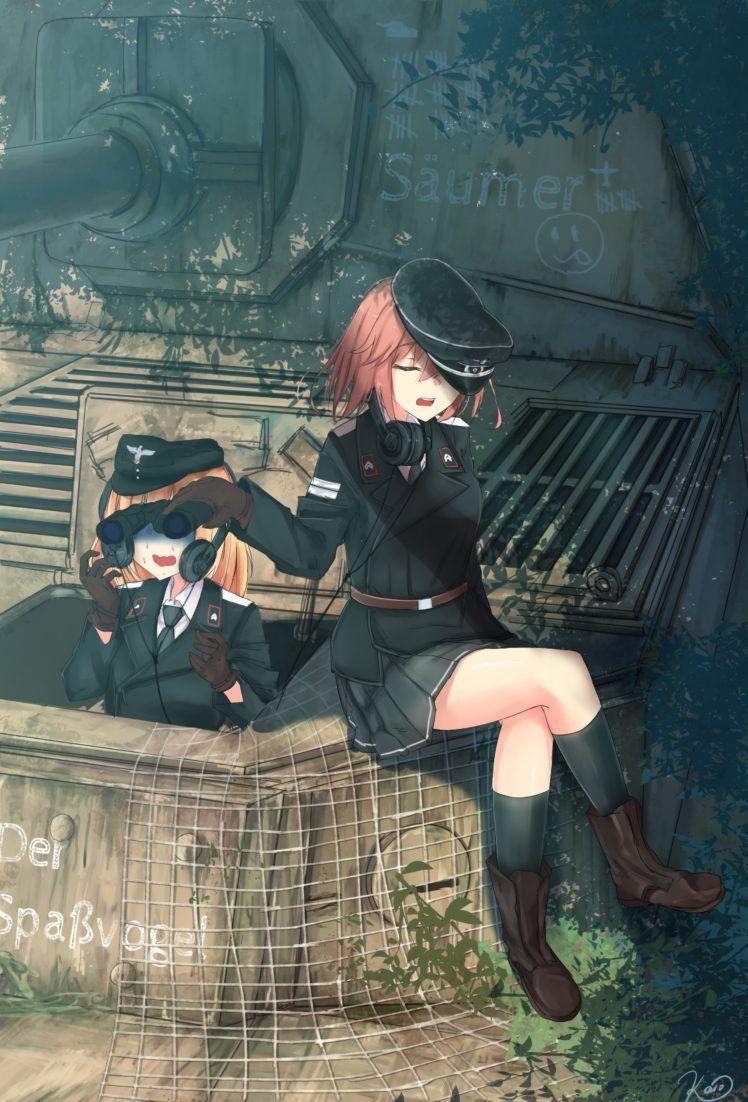748x1102 Anime Girl World War 2