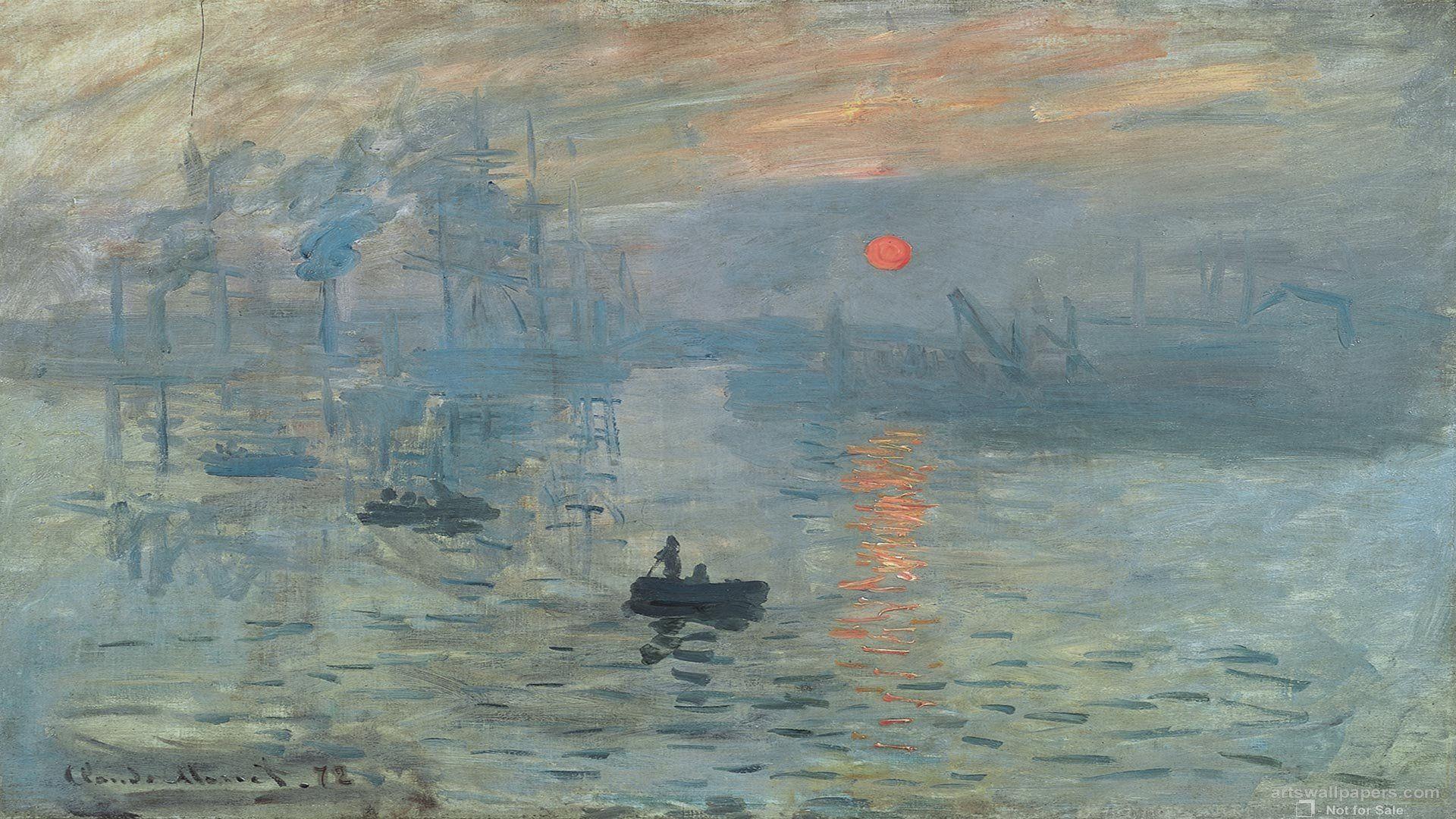 1920x1080 Claude Monet Impression Sunrise