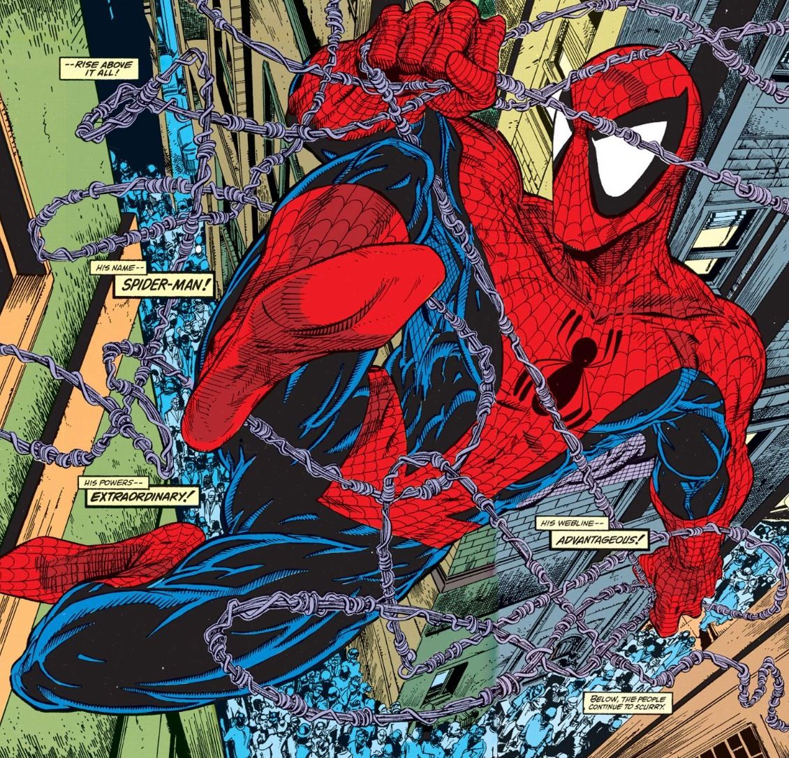 1130x1086 Picture Pages: Todd McFarlane Spider Man Art