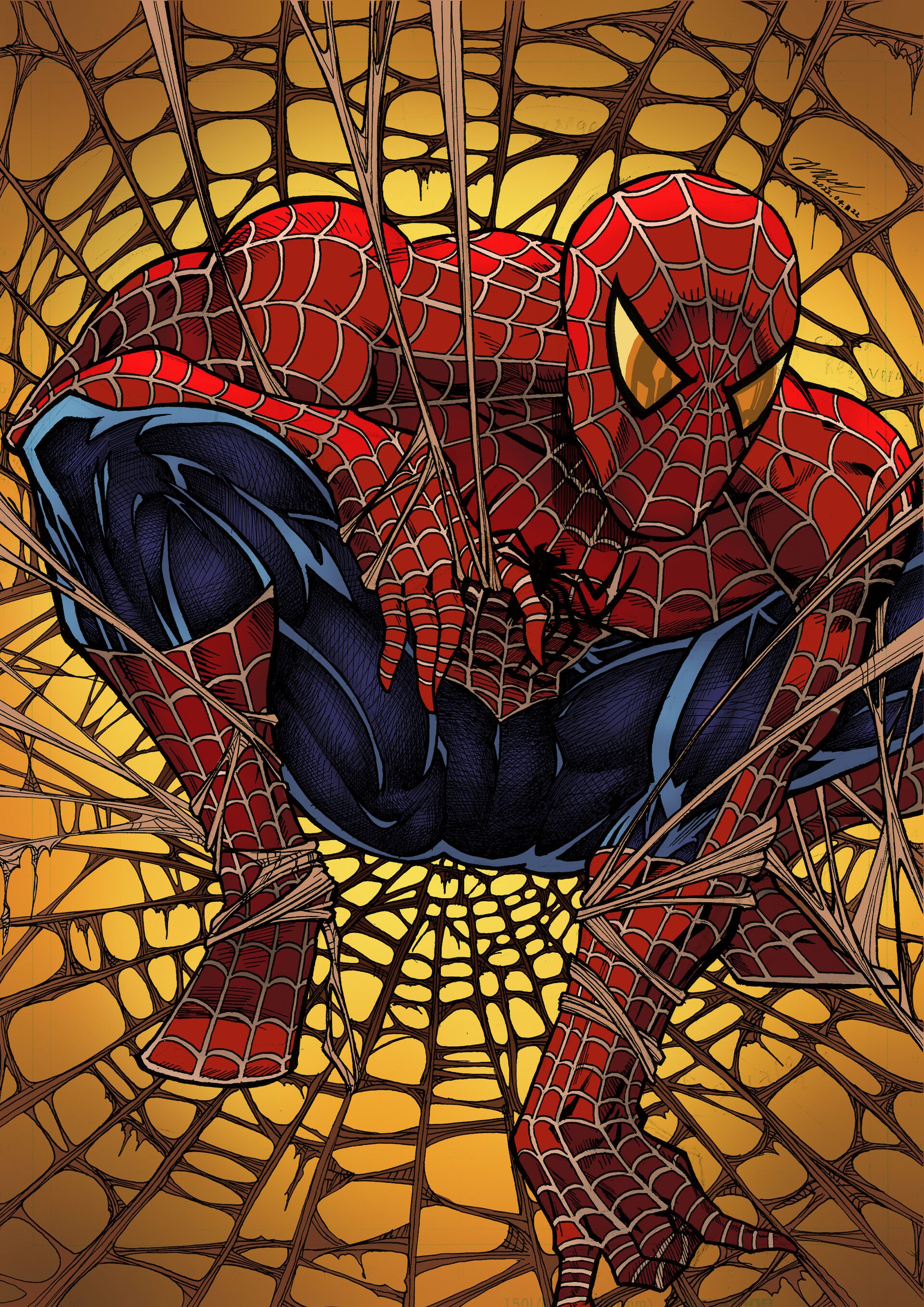 1920x2715 Spider Man Trilogy 20th Anniversary Artwork