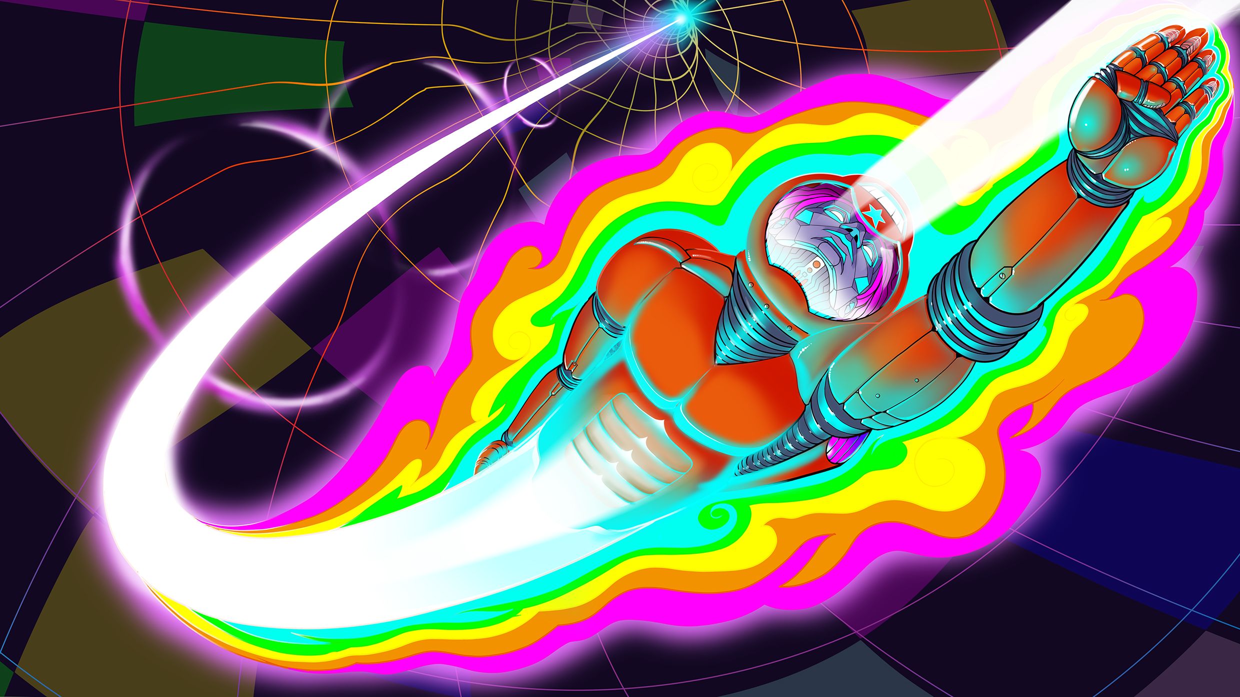 2480x1395 flamingpencil Art Evo Speed Illustration