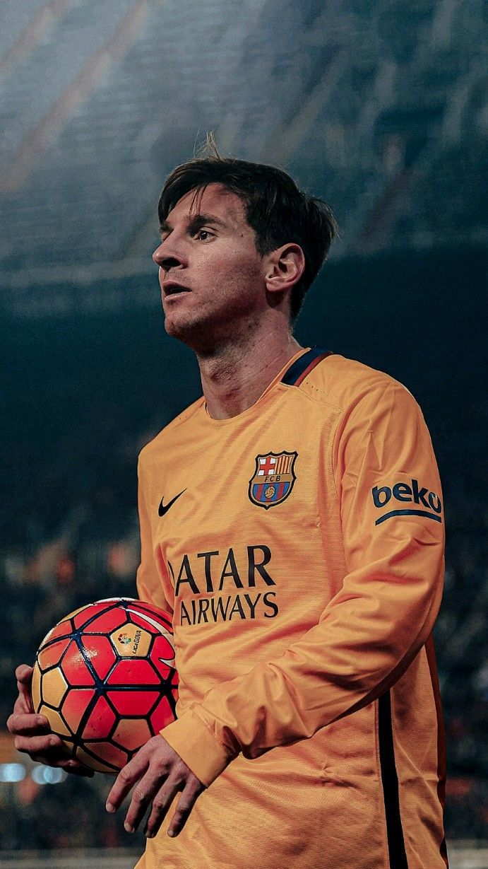 691x1229 4k Wallpaper Messi FC Barcelona 2016