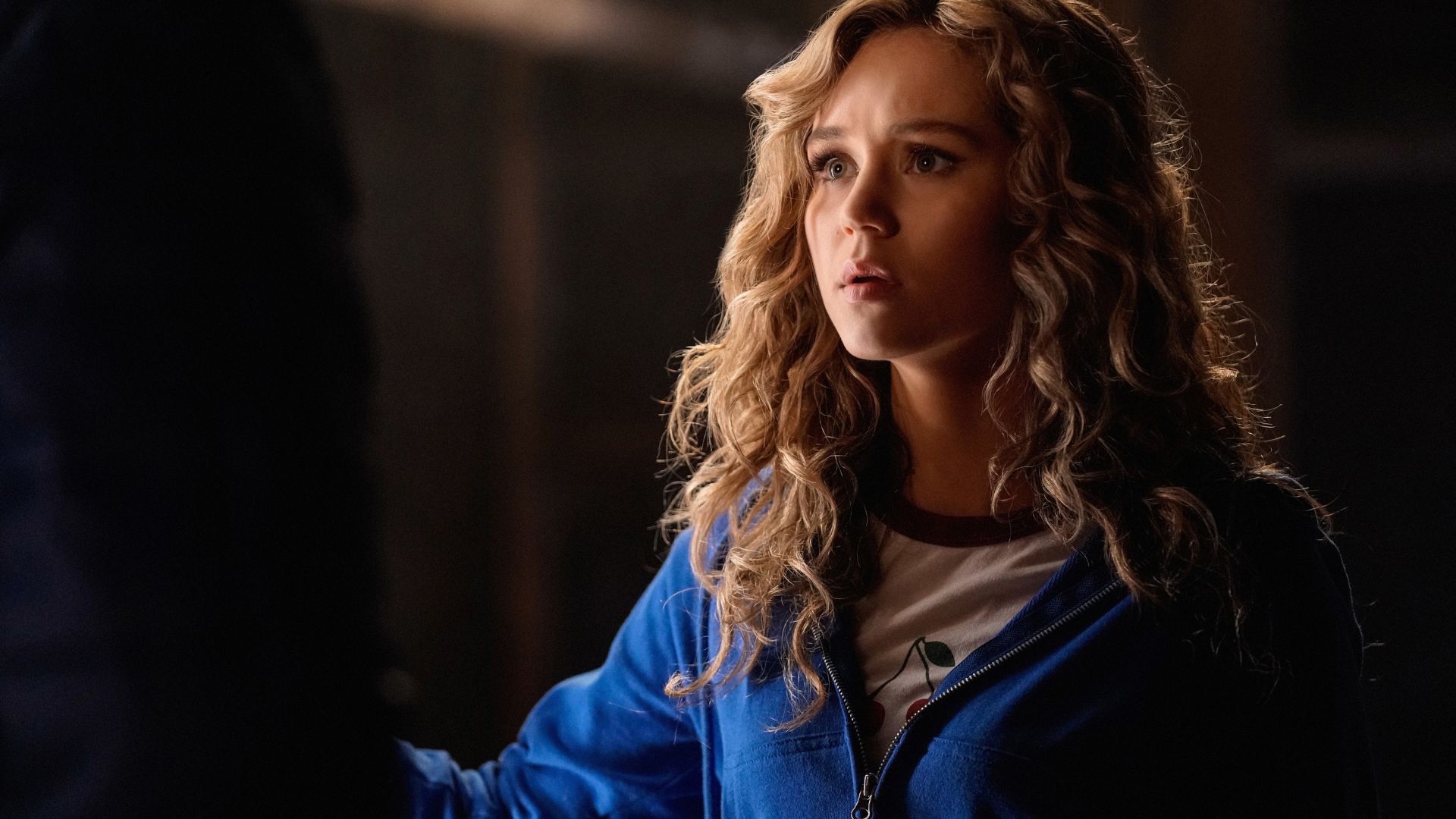 1920x1080 Brec Bassinger Courtney Whitmore Blue Dress HD Stargirl Wallpaper