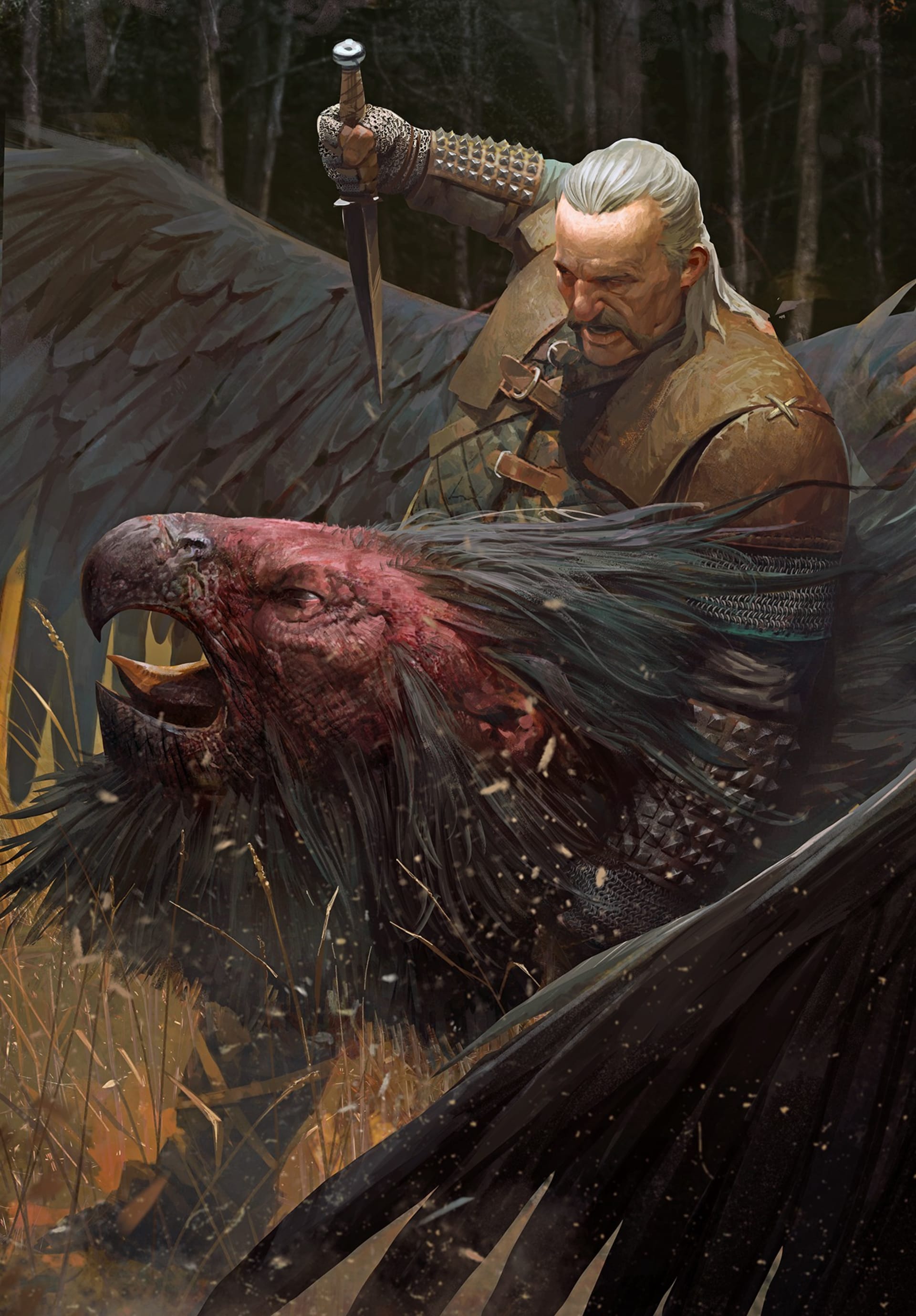 1920x2759 Artwork Vesemir. The Witcher 3. CD PROJEKT RED. Cook and Becker