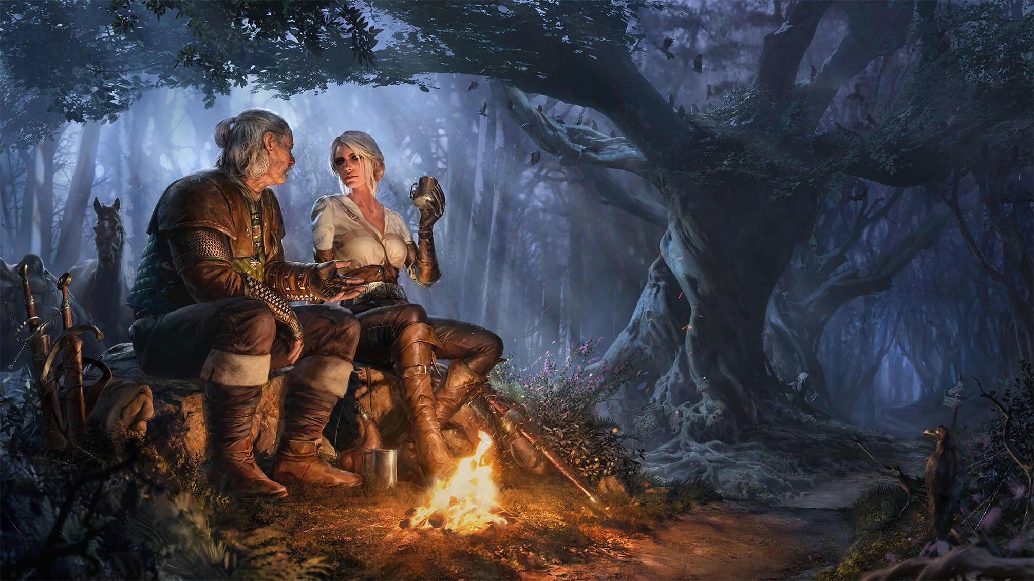 2013x1132 Vesemir Wallpaper