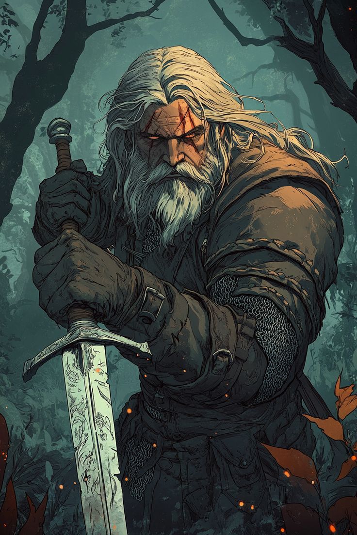 736x1104 The Witcher Vesemir
