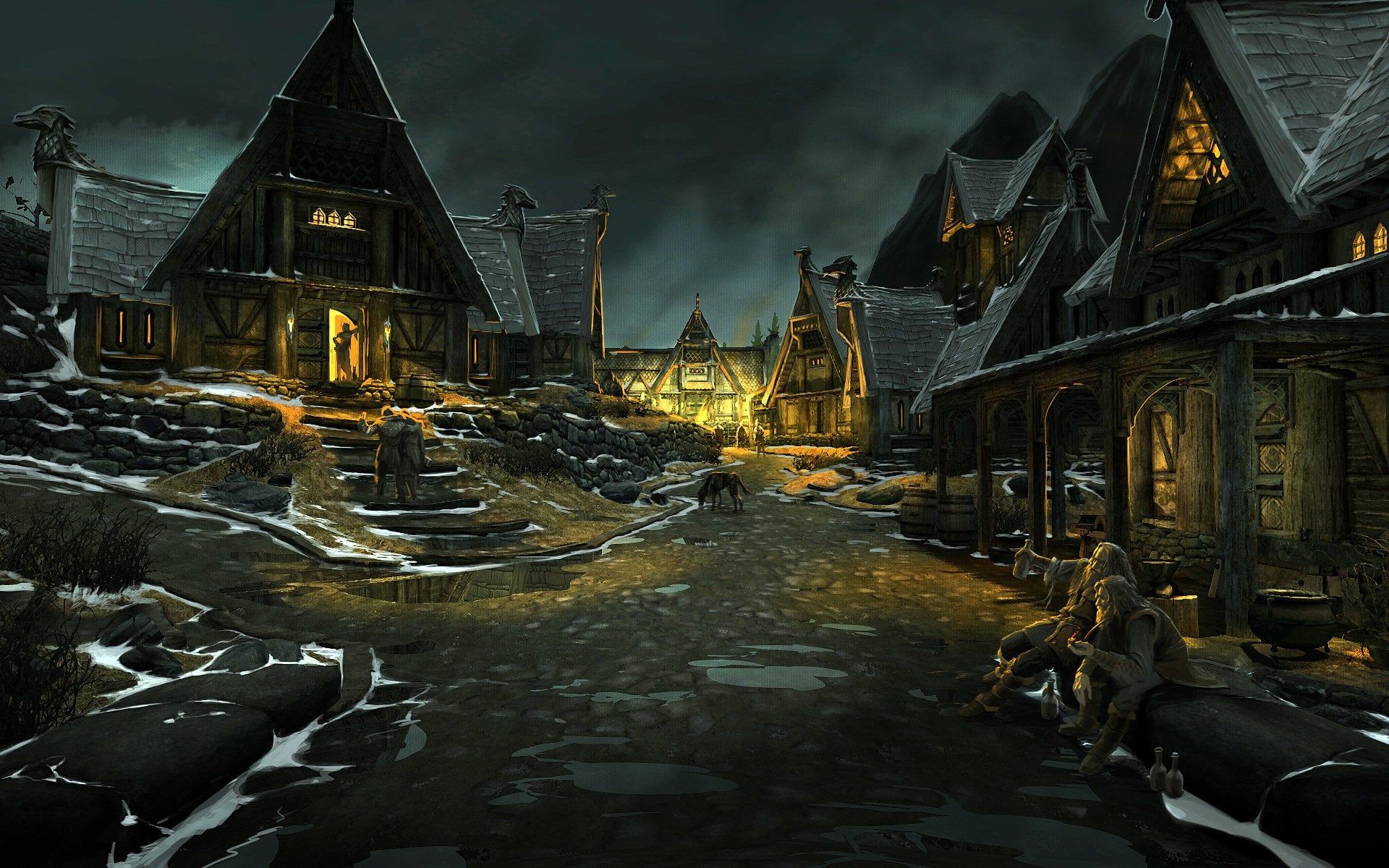 1920x1200 Whiterun Streets By Ray Lederer [x Post R ImaginaryTamriel]