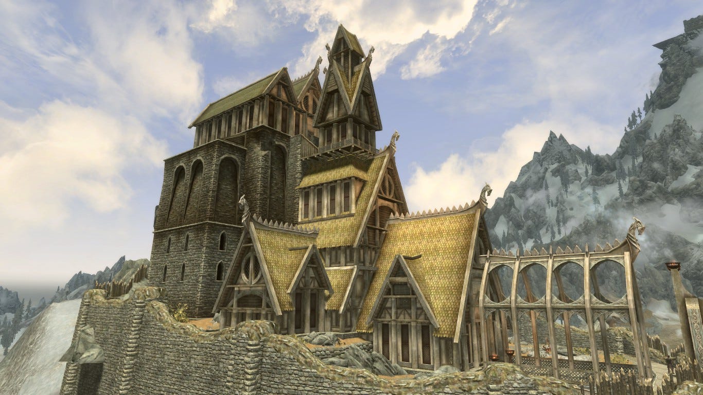 1366x768 Exploring Skyrim's Architecture: Whiterun