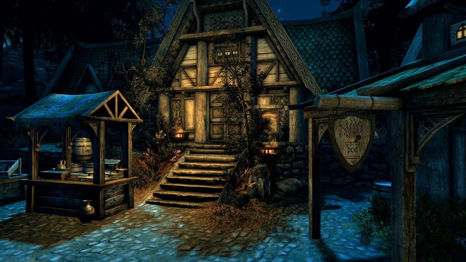 1920x1080 Whiterun Tavern