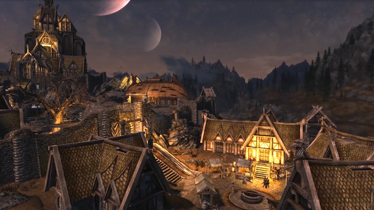 1280x720 Sleep in Skyrim