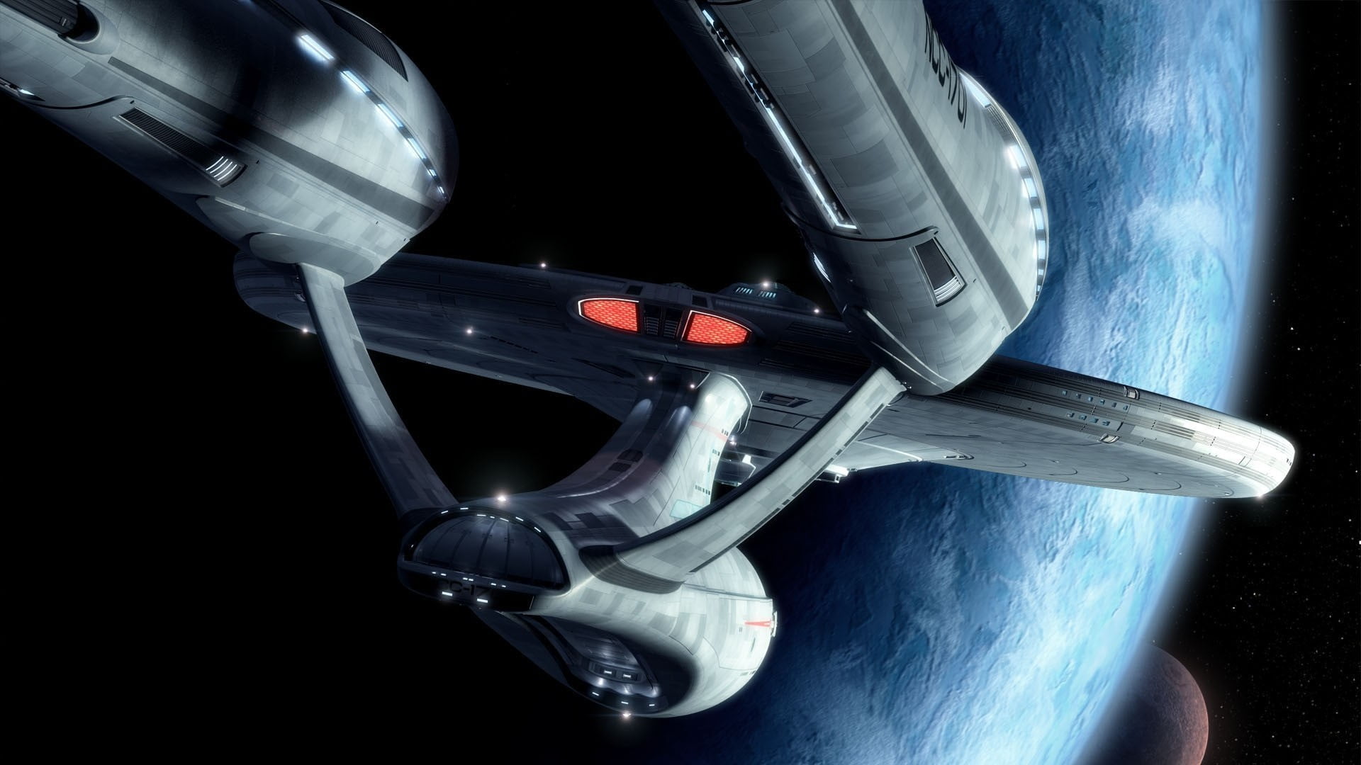 1920x1080 Star Trek Starship Enterprise digital wallpape, Star Trek, space, science fiction, USS Enterprise (spaceship) HD wallpaper