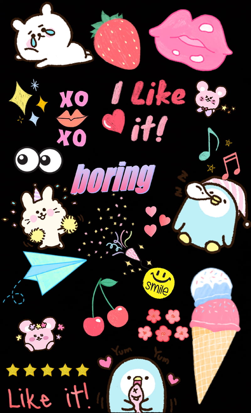 800x1316 Stickers, kawaii, HD phone wallpaper