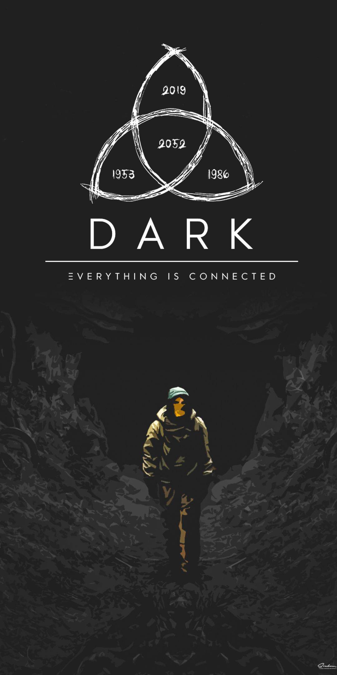 1080x2160 Dark Series Wallpaper