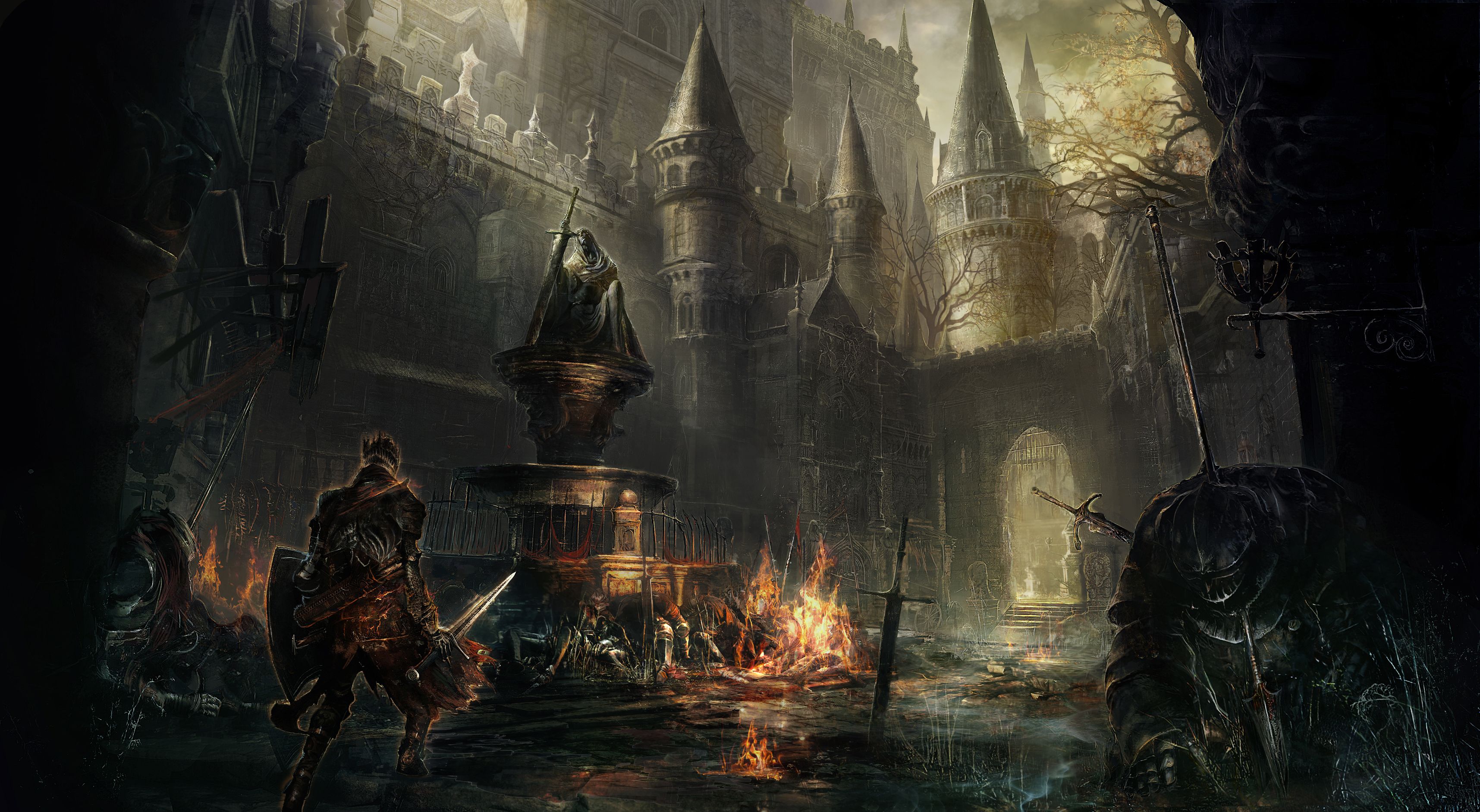 3431x1883 Dark Souls 3 preview: a grander sense of scale, but still familiar