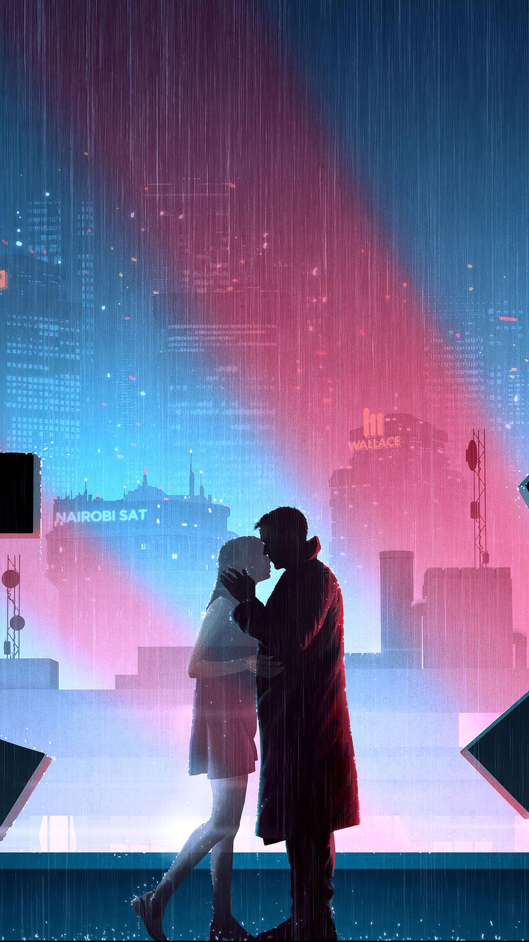 1080x1920 Phone wallpaper: Joi (Blade Runner 2049), Blade Runner Ana De Armas, Officer K (Blade Runner 2049), Ryan Gosling, Movie 1369213