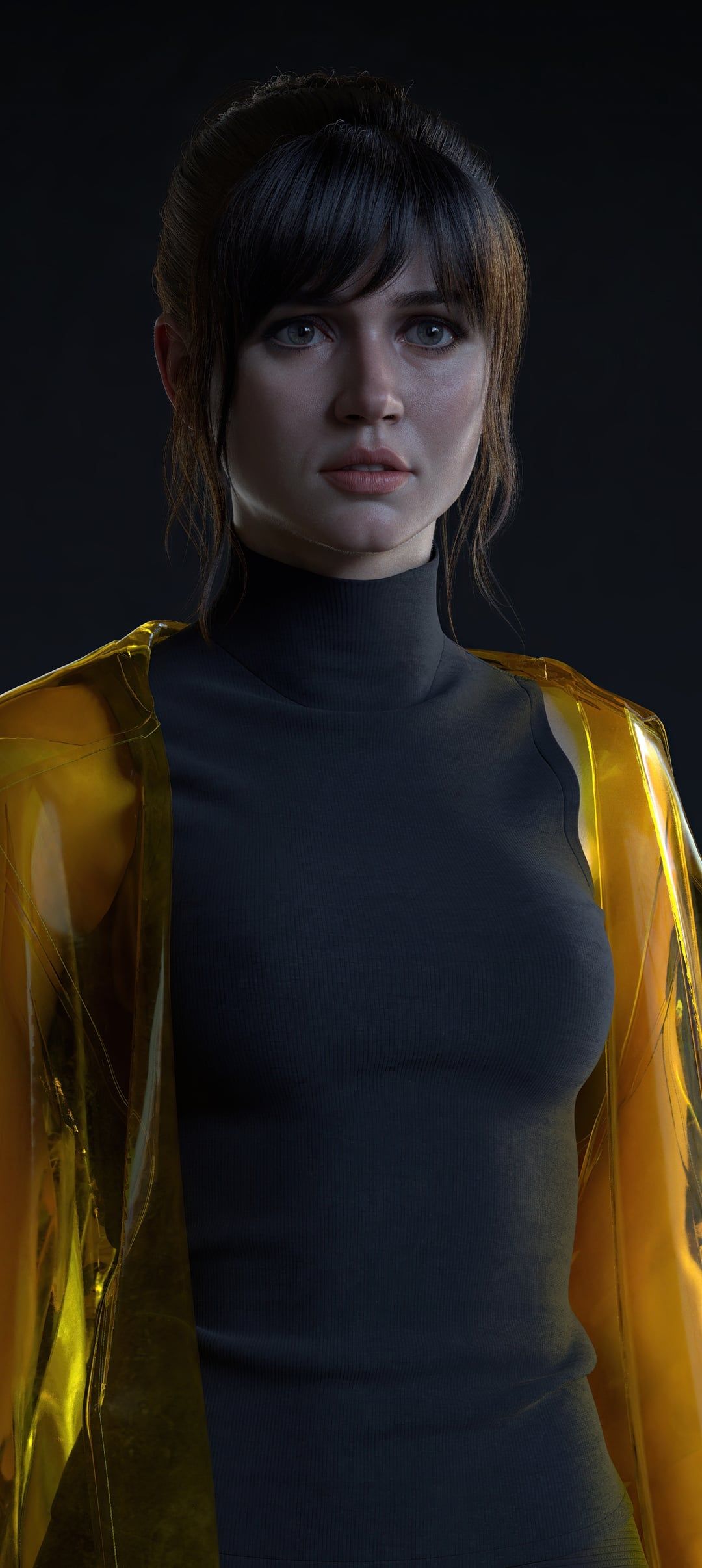 1080x2412 Blade Runner Ana de Armas mobile wallpaper