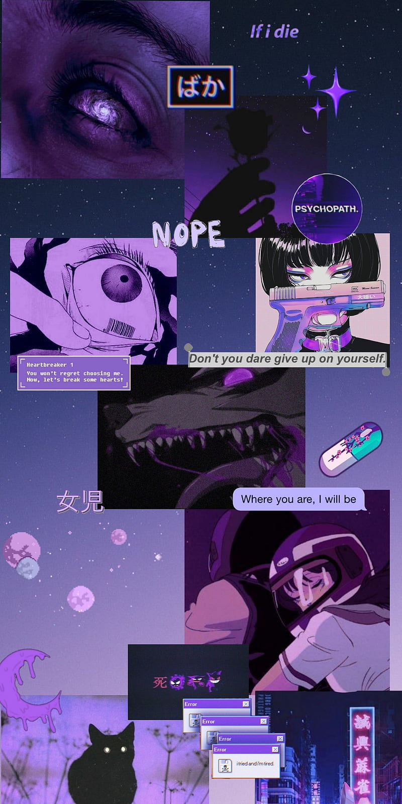 800x1600 1280x720px, 720P free download. Pshyco, anime, insane, pahyco, vaporwave, HD phone wallpaper