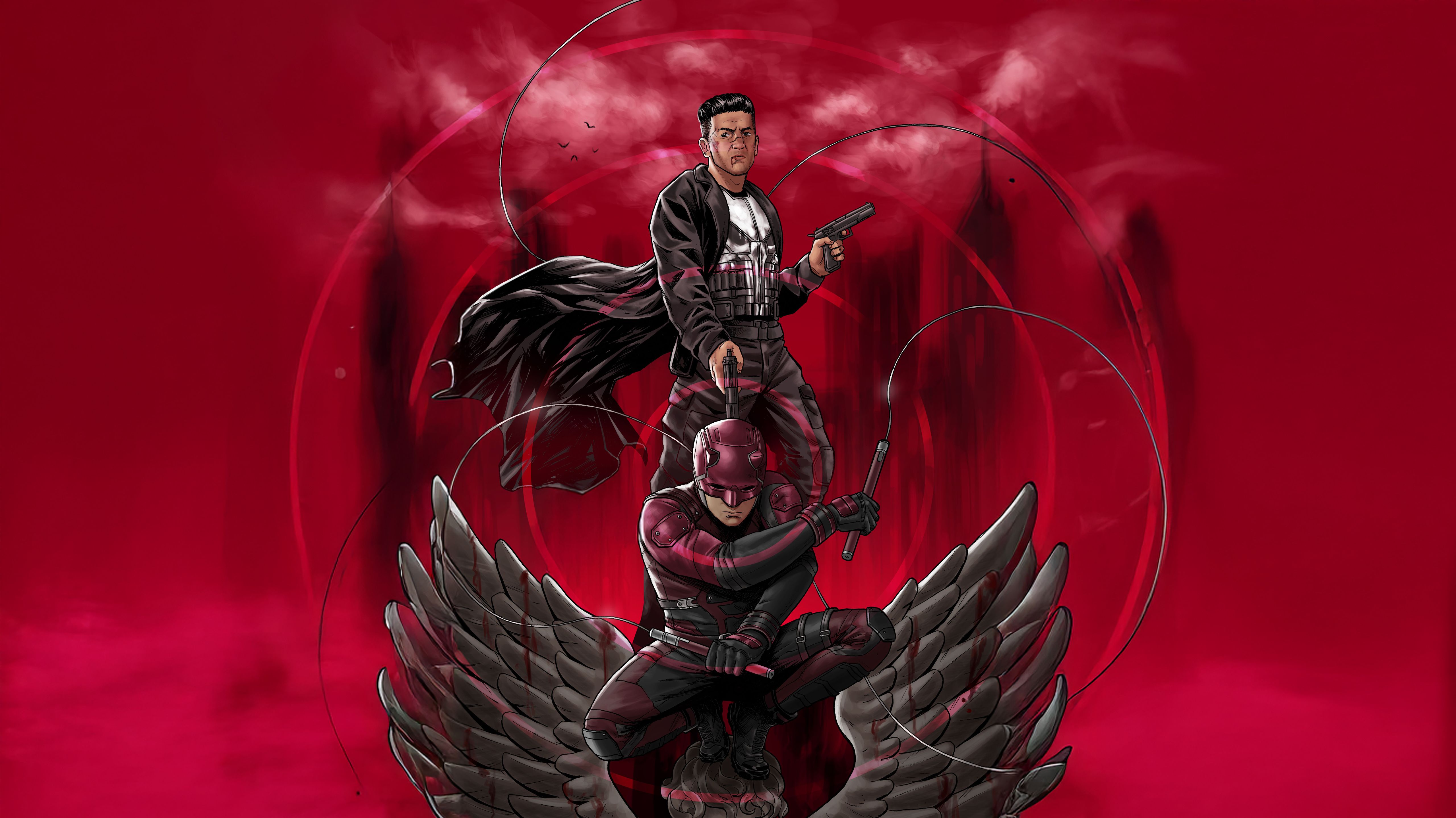 5120x2880 Daredevil X Punisher 2025 Wallpaper, HD Superheroes Wallpaper, 4k Wallpaper , Image, Background, Photos and Picture