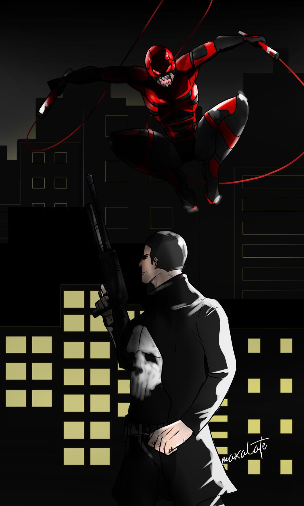 1024x1707 Daredevil vs Punisher