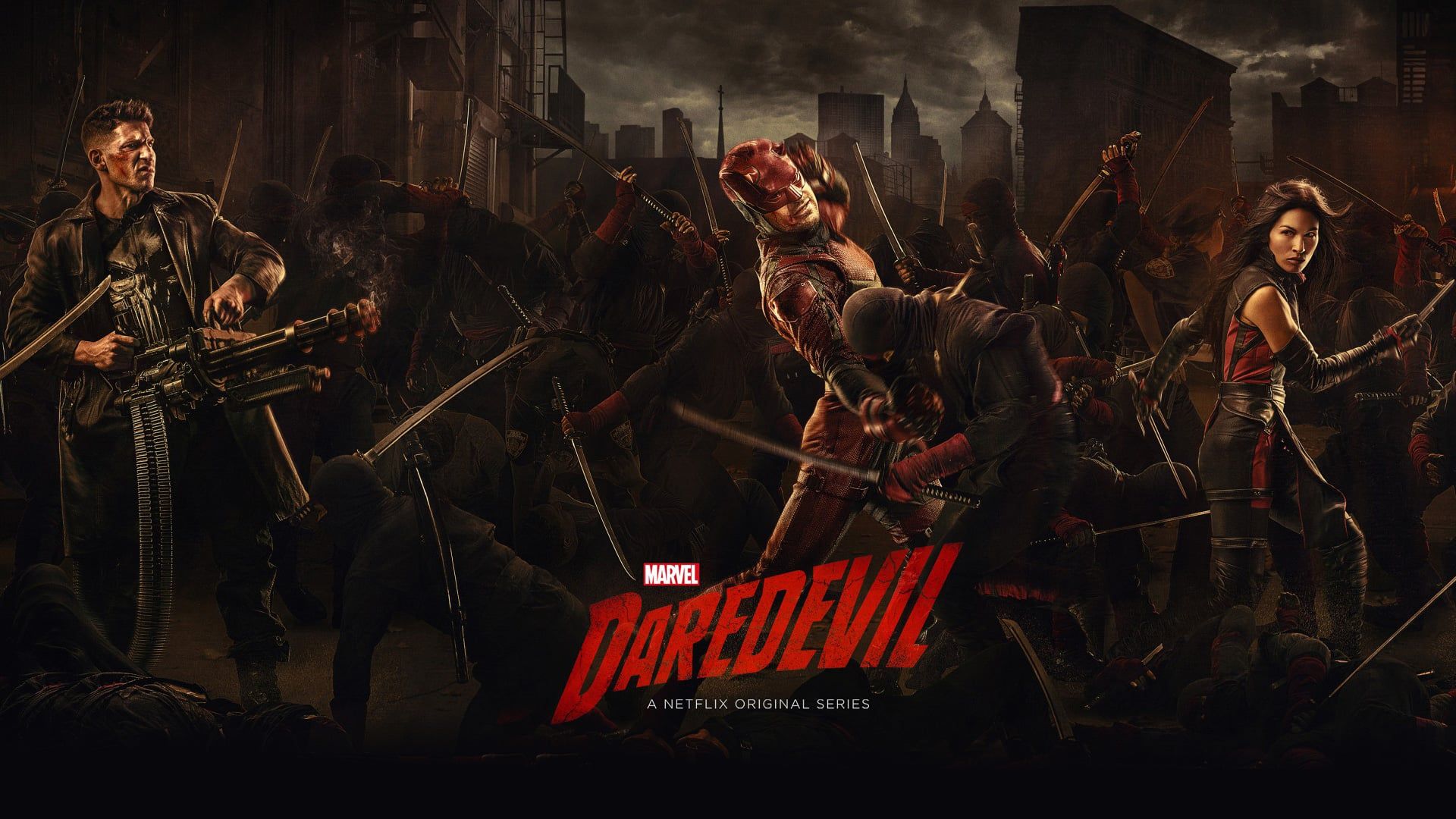 1920x1080 Download Punisher Elektra (Marvel Comics) TV Show Daredevil HD Wallpaperx1080