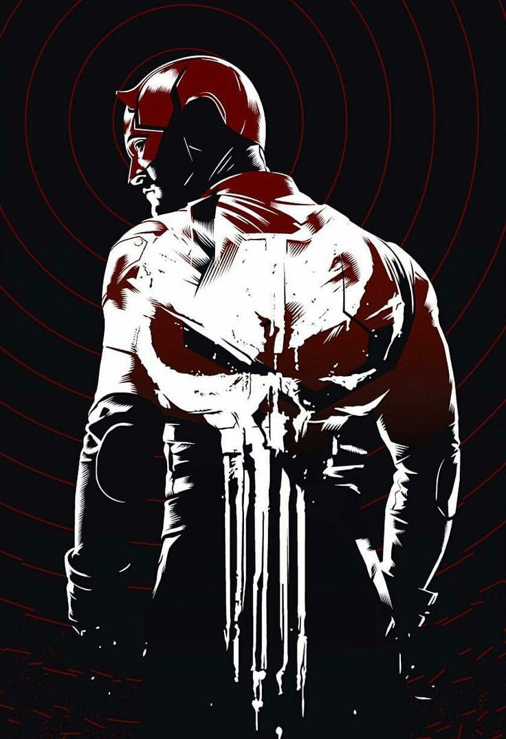 736x1073 Daredevil punisher. Marvel and dc, Dc comics, The punisher
