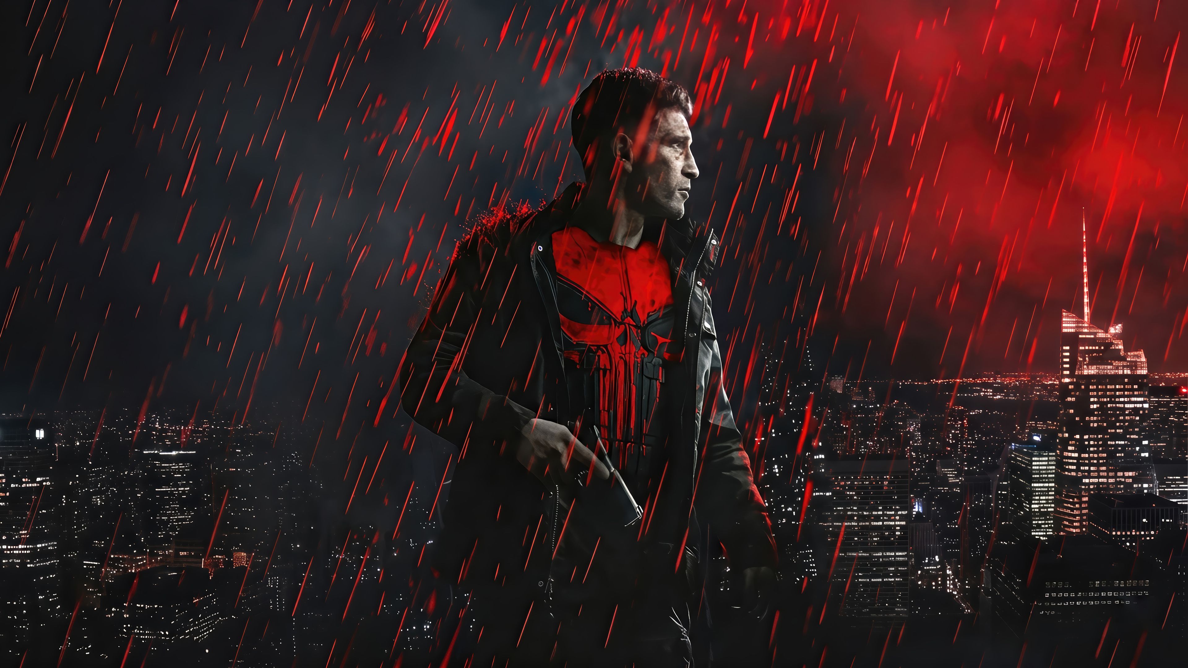 3840x2160 Punisher in Daredevil: Born Again 4K Wallpaper PC HD
