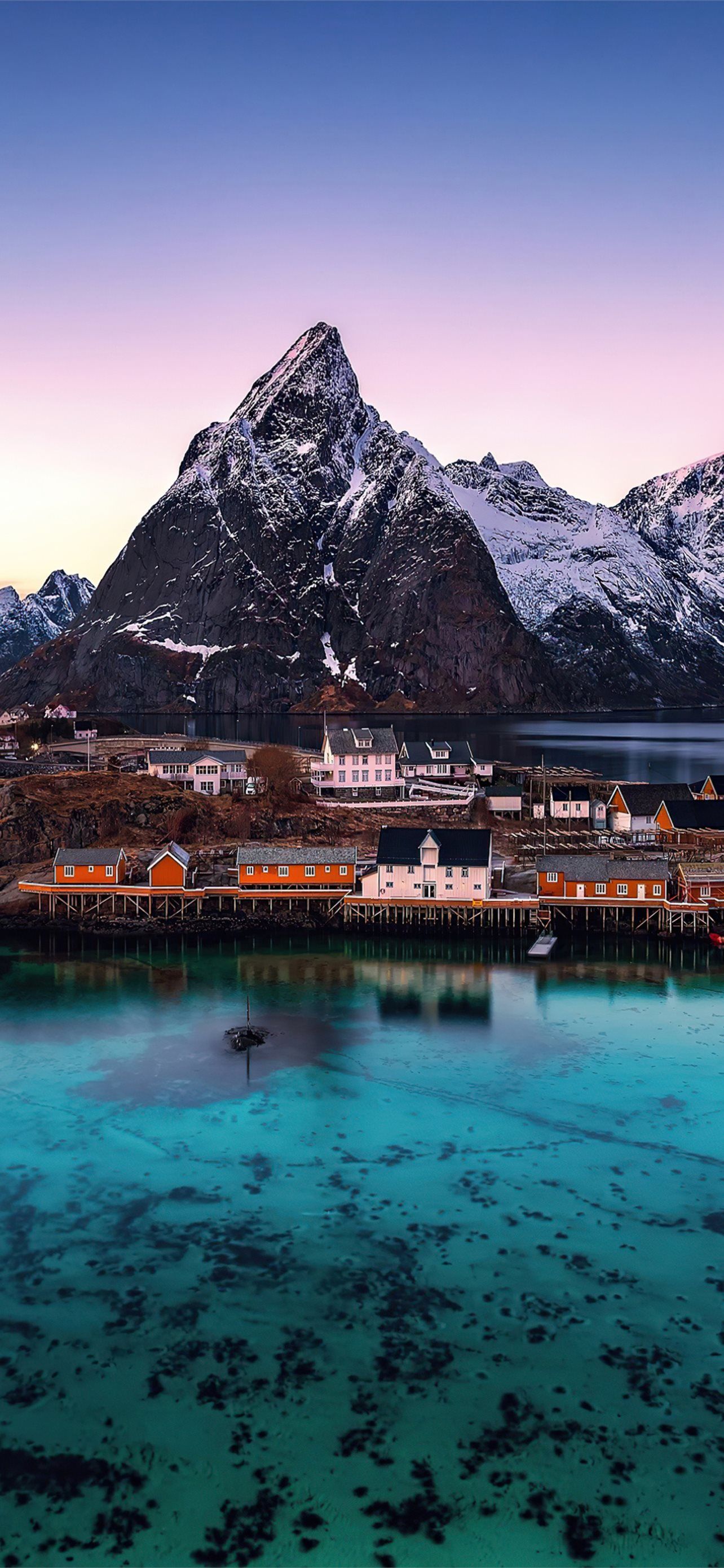 1284x2778 norway sunrises and sunsets mountains 4k iPhone Wallpaper Free Download