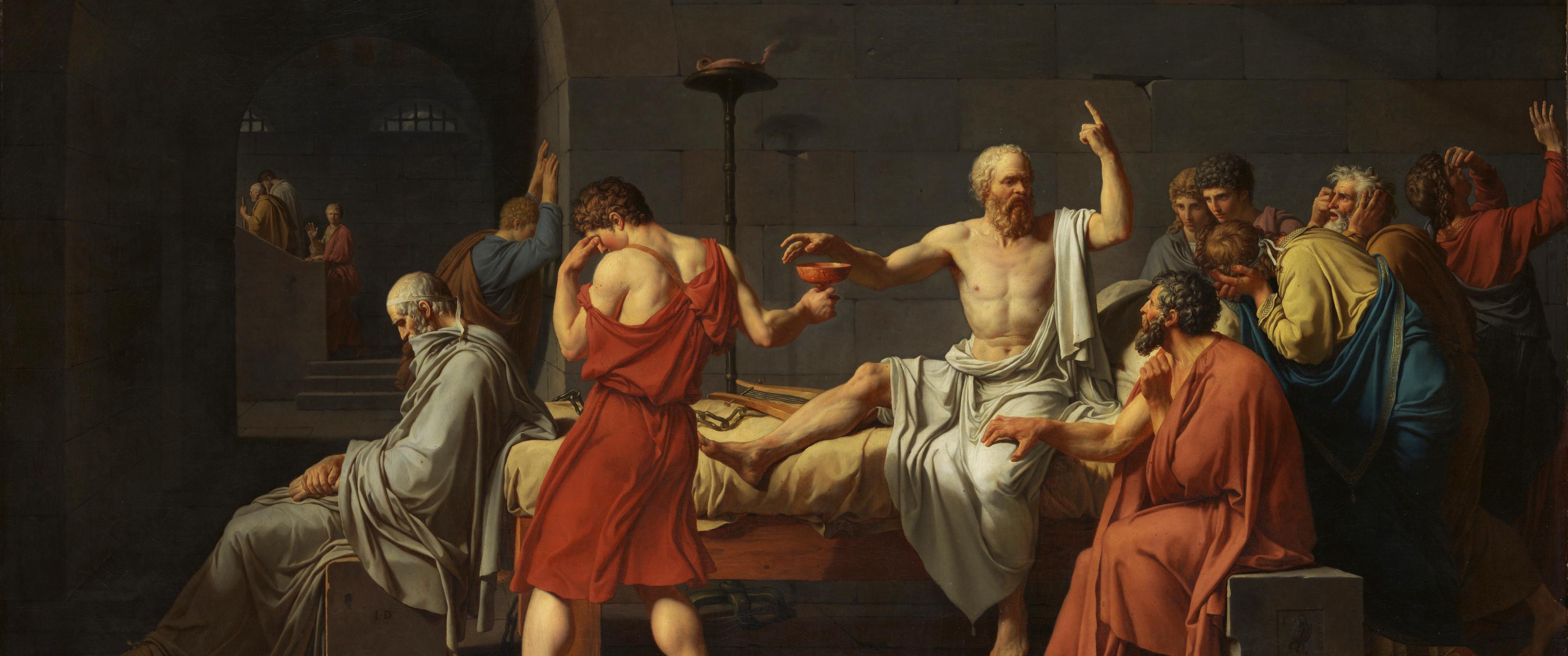 3440x1440 David Death of Socrates 3440x1440