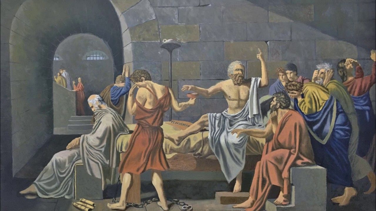 1280x720 The Death Of Socrates Wallpaper