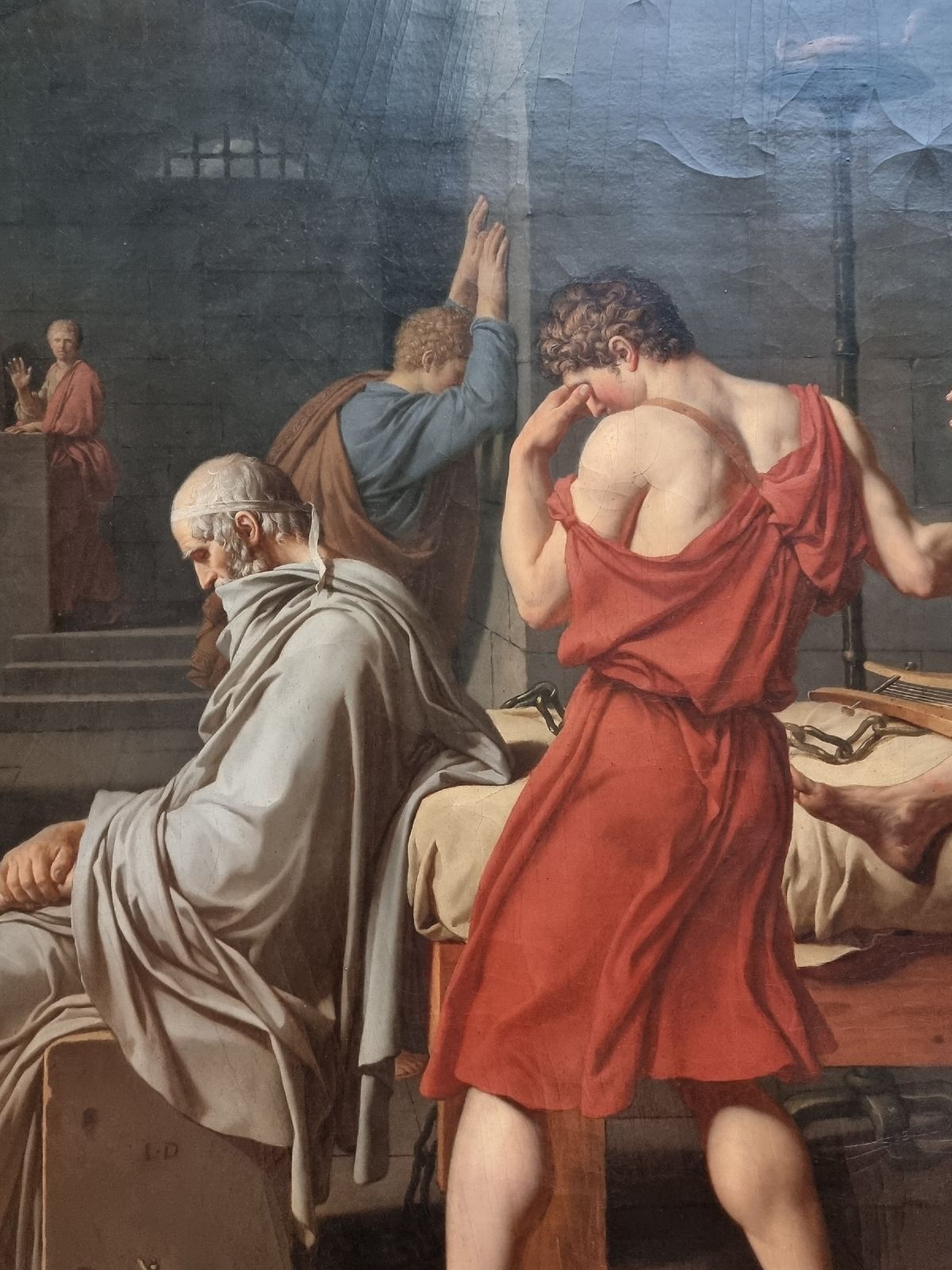 1200x1600 Before Six Diet: Astounding 1787 The Death Of Socrates At The MET By French Artist Jacques Louis David