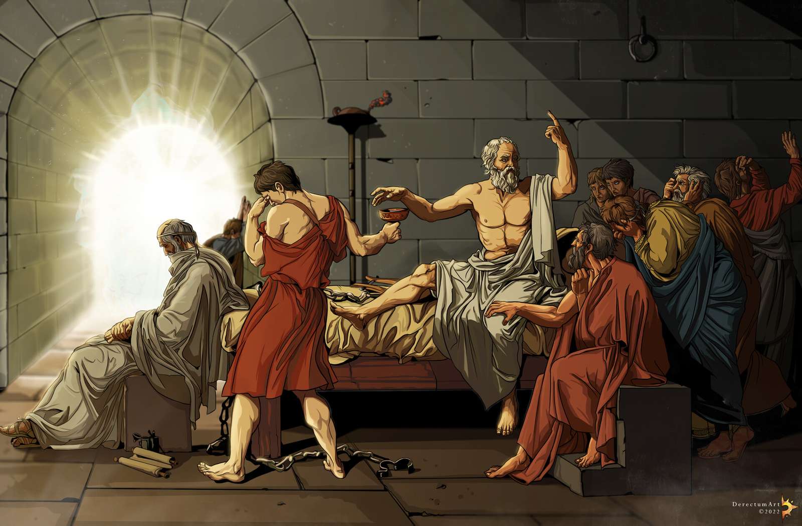 1600x1051 La muerte de Sócrates en línea en ePuzzle