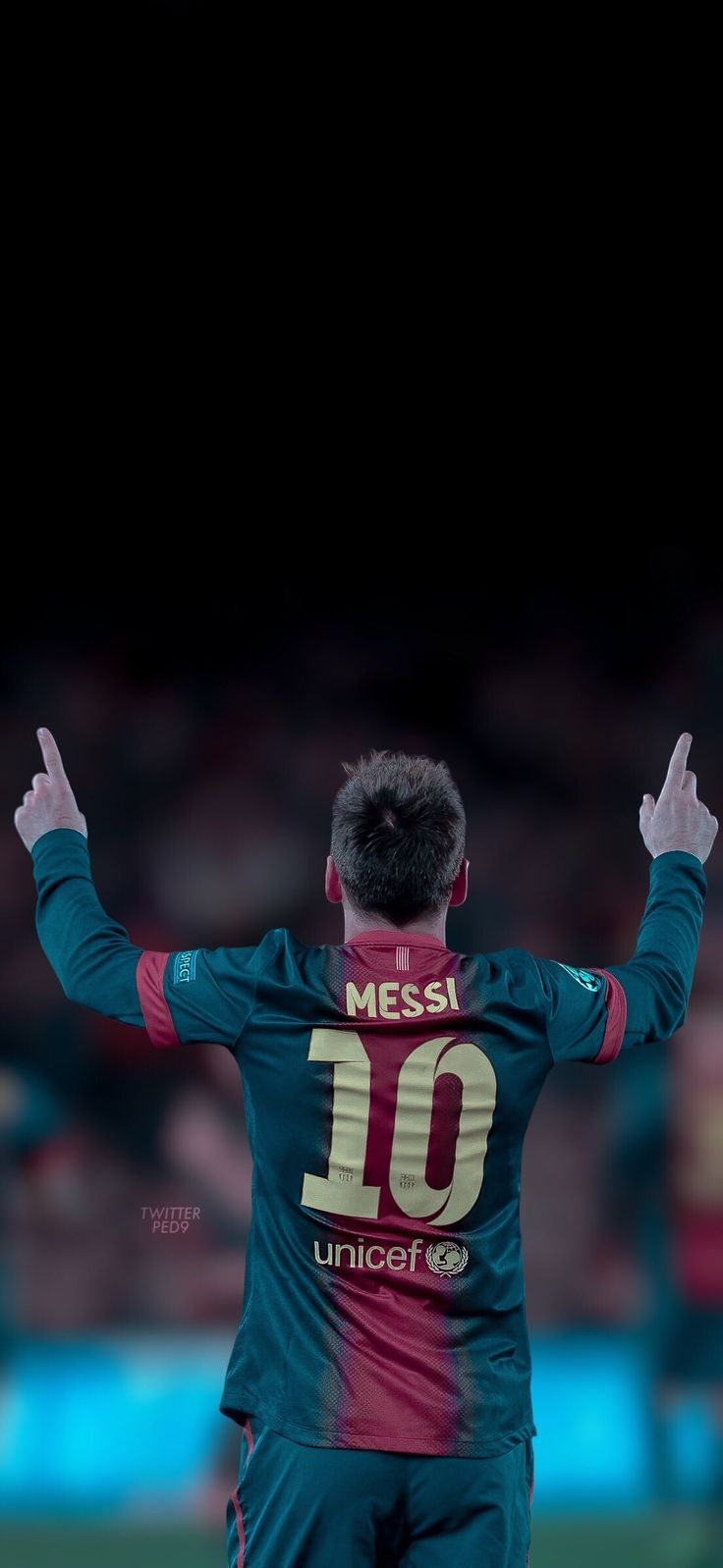 736x1597 Lionel Messi 2012 Wallpaper