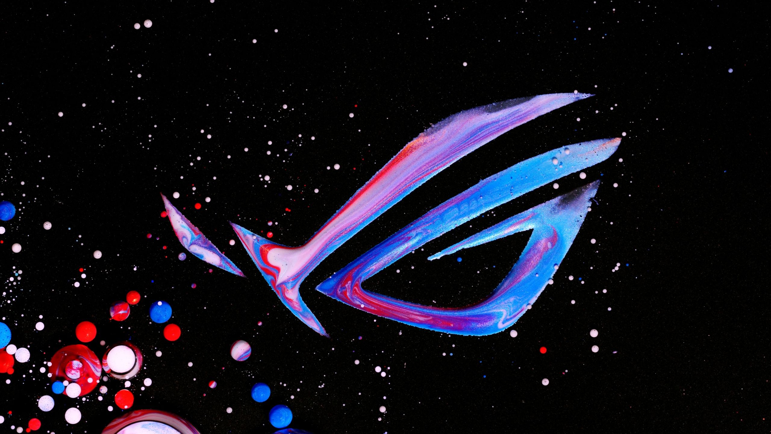 2560x1440 ASUS ROG Wallpaper 4K, Colorful logo, Republic of Gamers