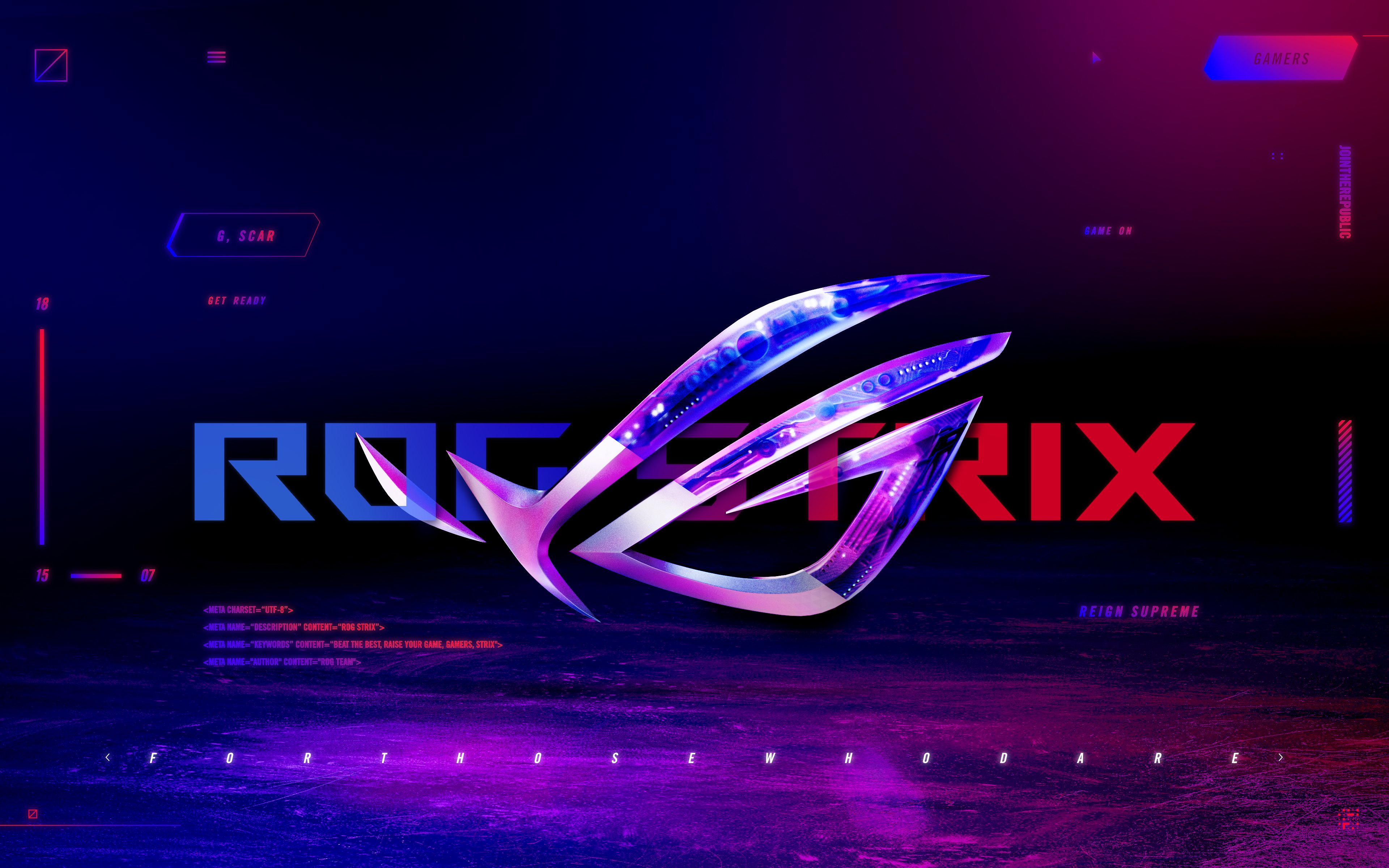 3840x2400 Asus ROG Wallpaper and Background: Free HD Download