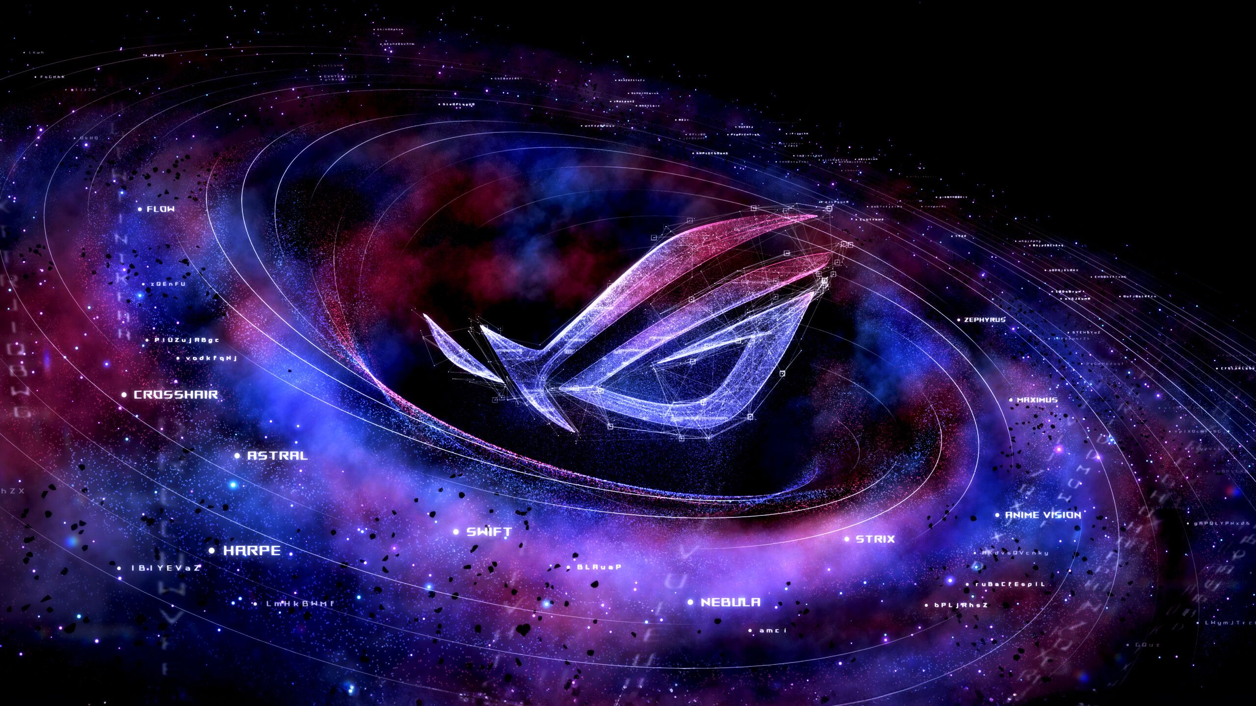 2560x1440 ASUS ROG Supernova Space Wallpaper 4K HD PC