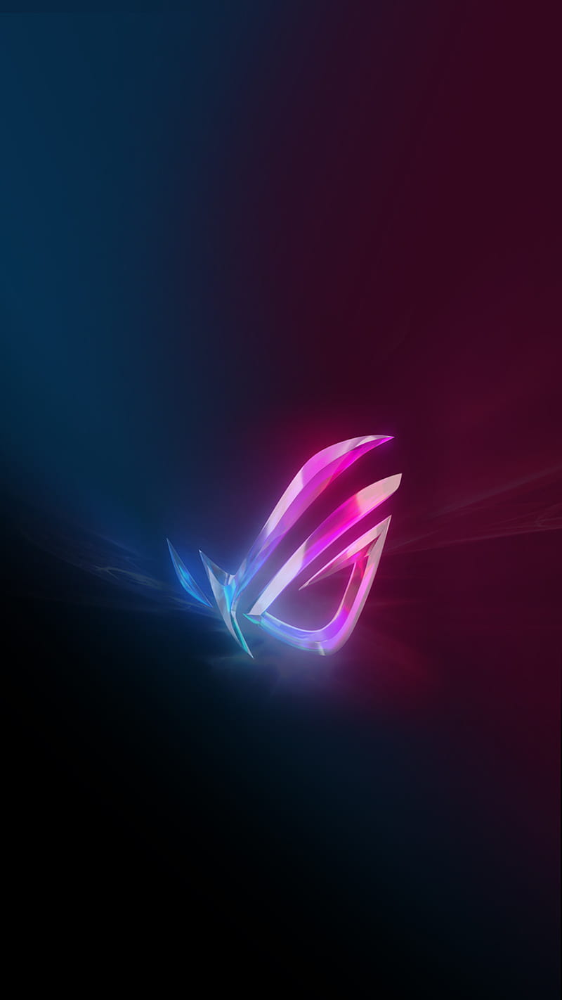 800x1422 ROG Phone, asus, asus rog, asus, background, dark, f, purple, rog, HD phone wallpaper
