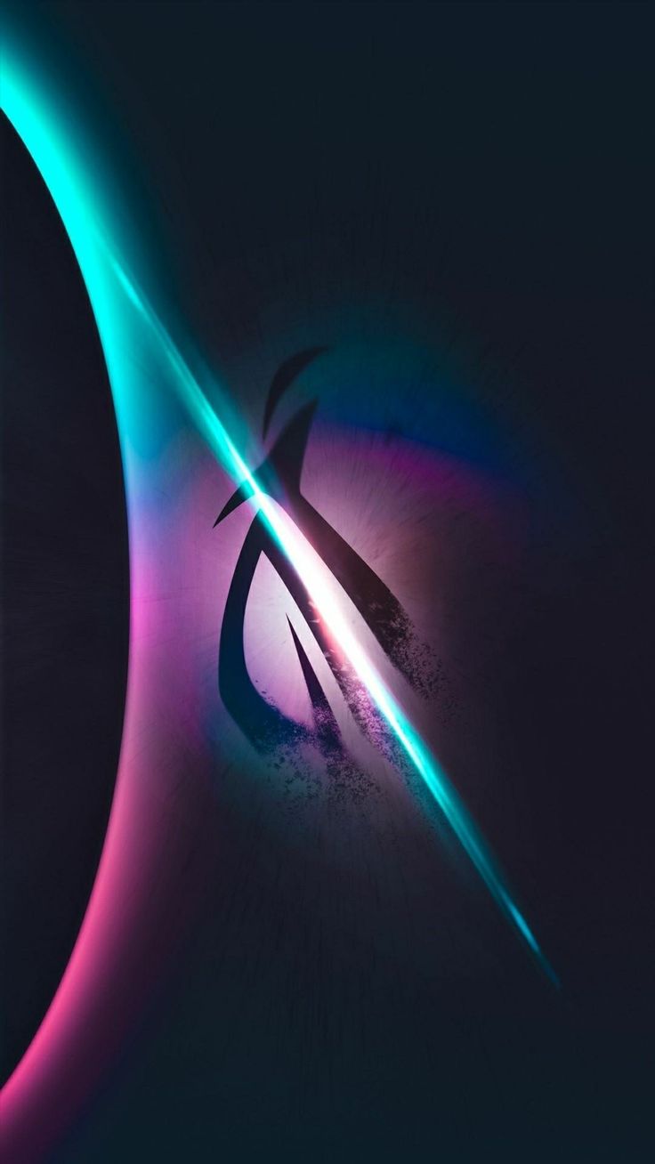 736x1308 Abstract Artwork with Blue, Pink, and Green Lines. Asus wallpaper 4k, Asus strix wallpaper, Asus