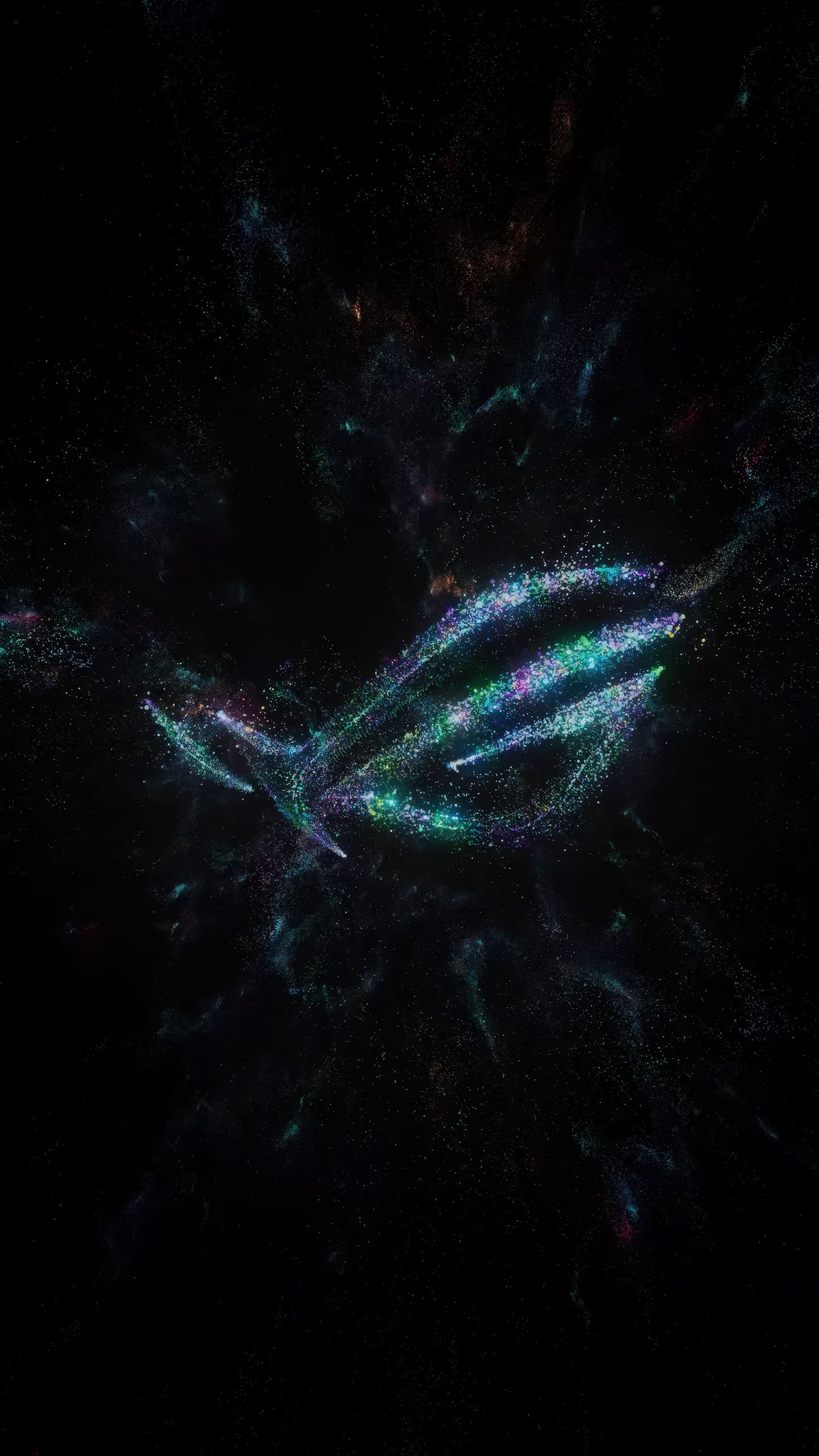 1440x2560 ROG Phone 9 Wallpaper 4K, Dark aesthetic, ASUS ROG, Logo
