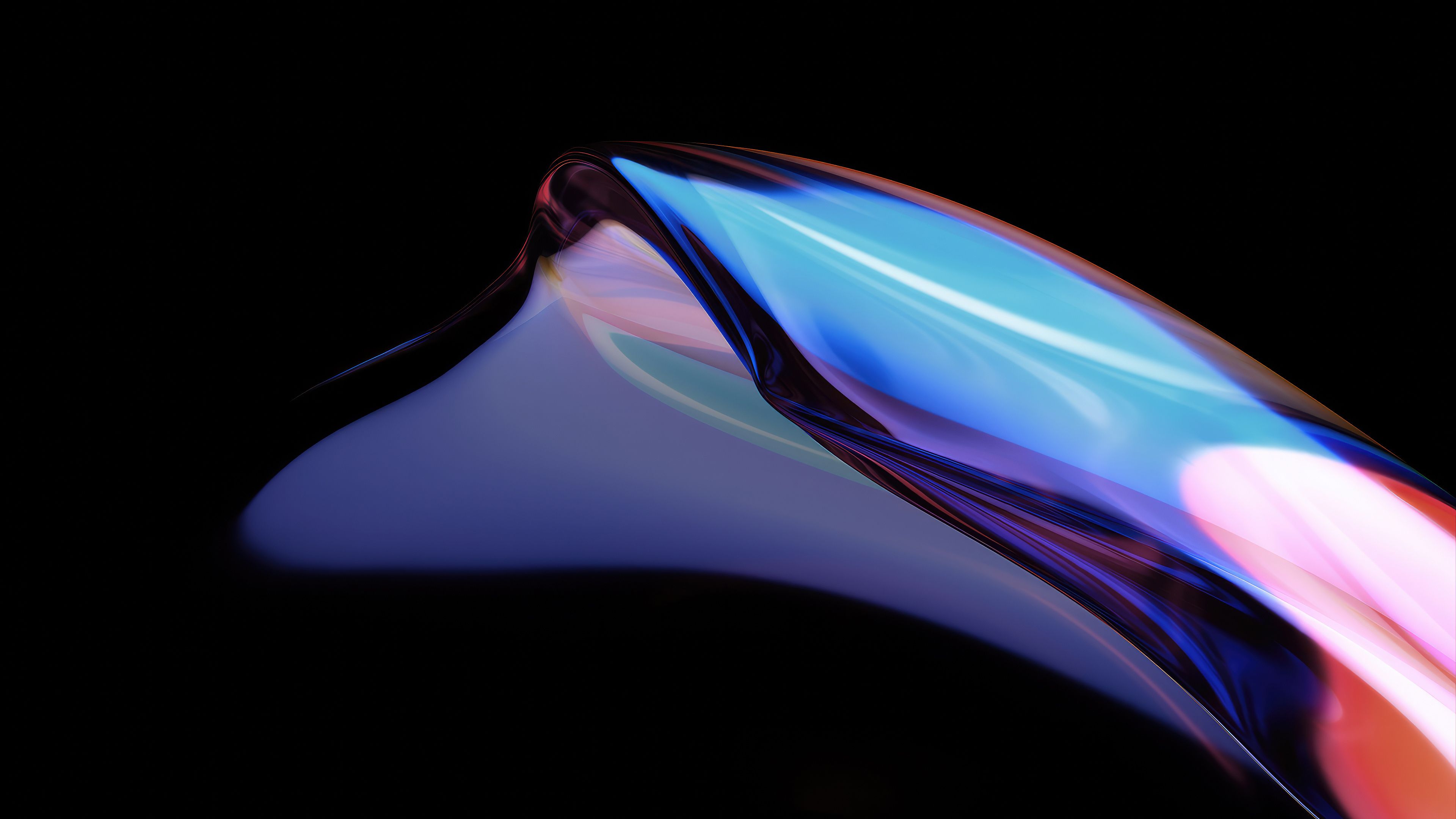 3840x2160 AMOLED Wallpaper 4K, Abstract background, Glossy