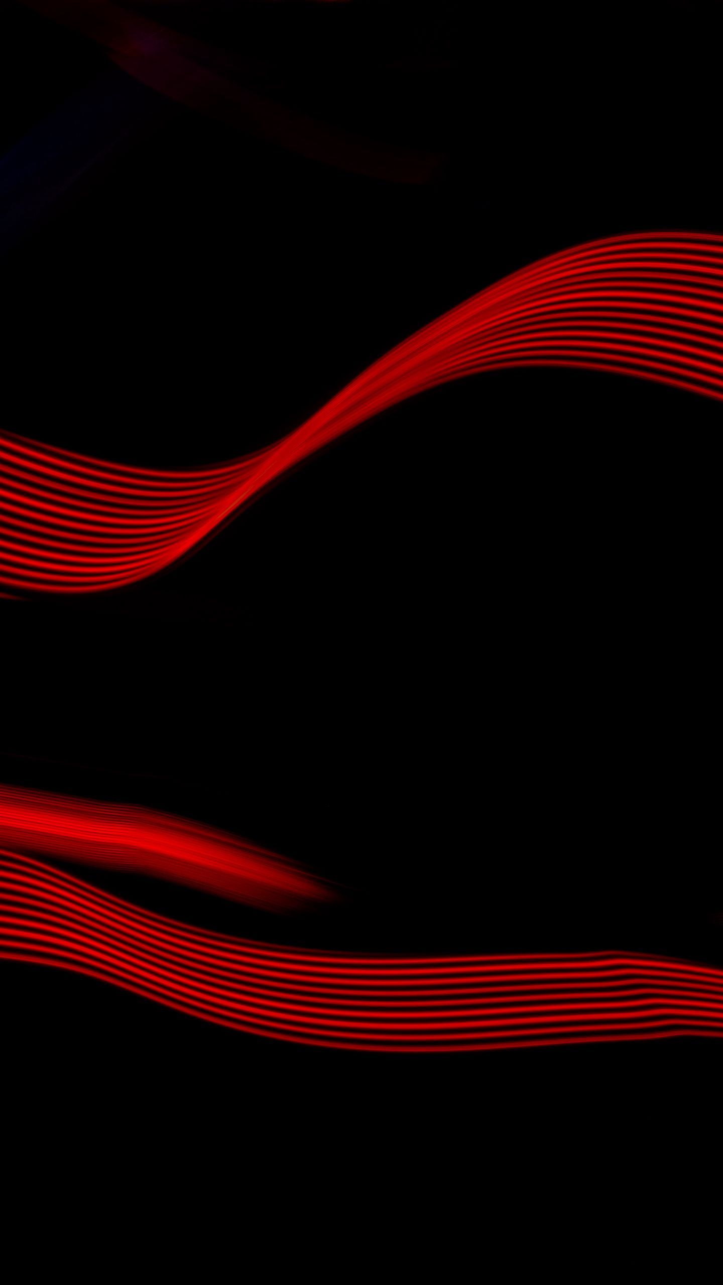 1440x2560 Download wallpaper 1440x2560 waves, red, light, abstraction qhd samsung galaxy s s edge, note, lg g4 HD background