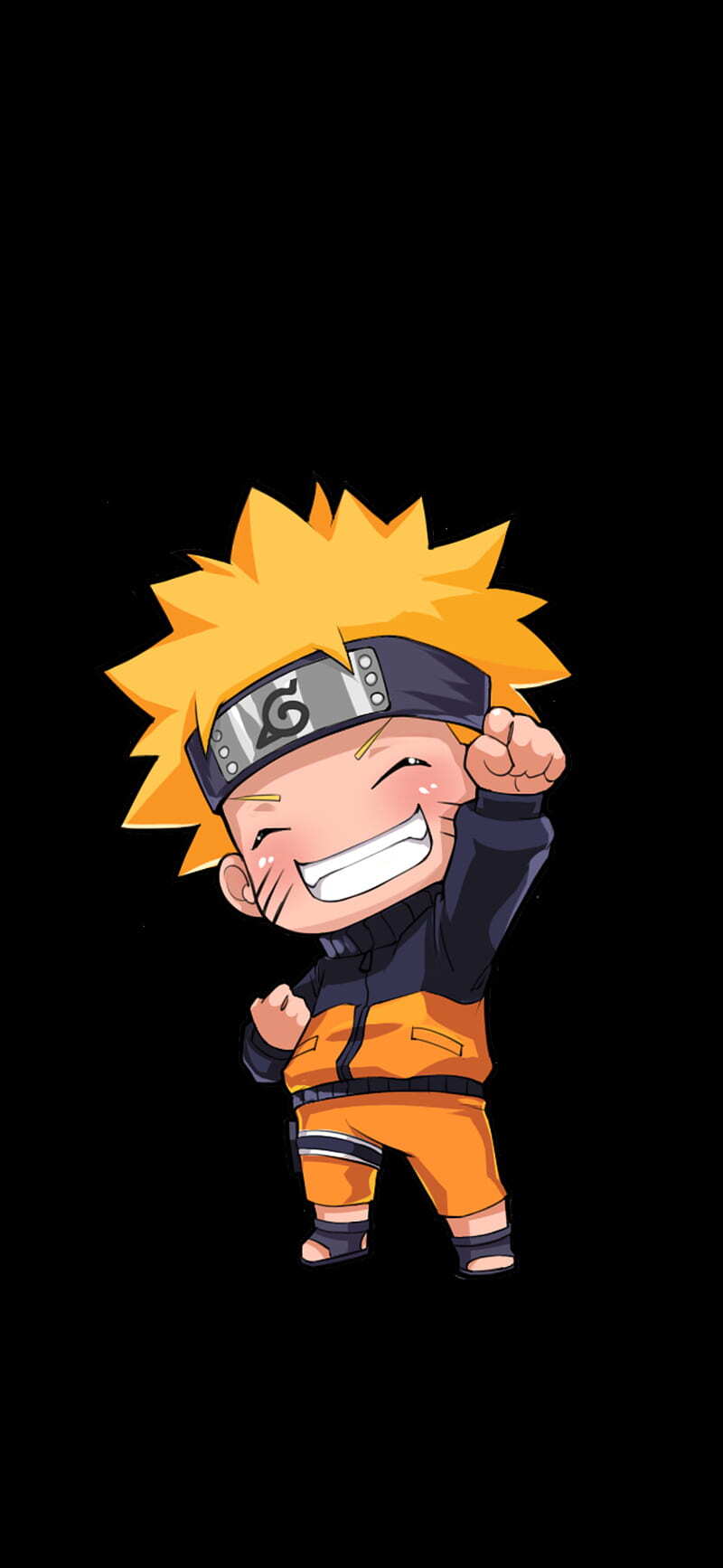 800x1734 HD Wallpaper Naruto AMOLED Anime Black IPhone Kid OLED Orange Samsung Tablet