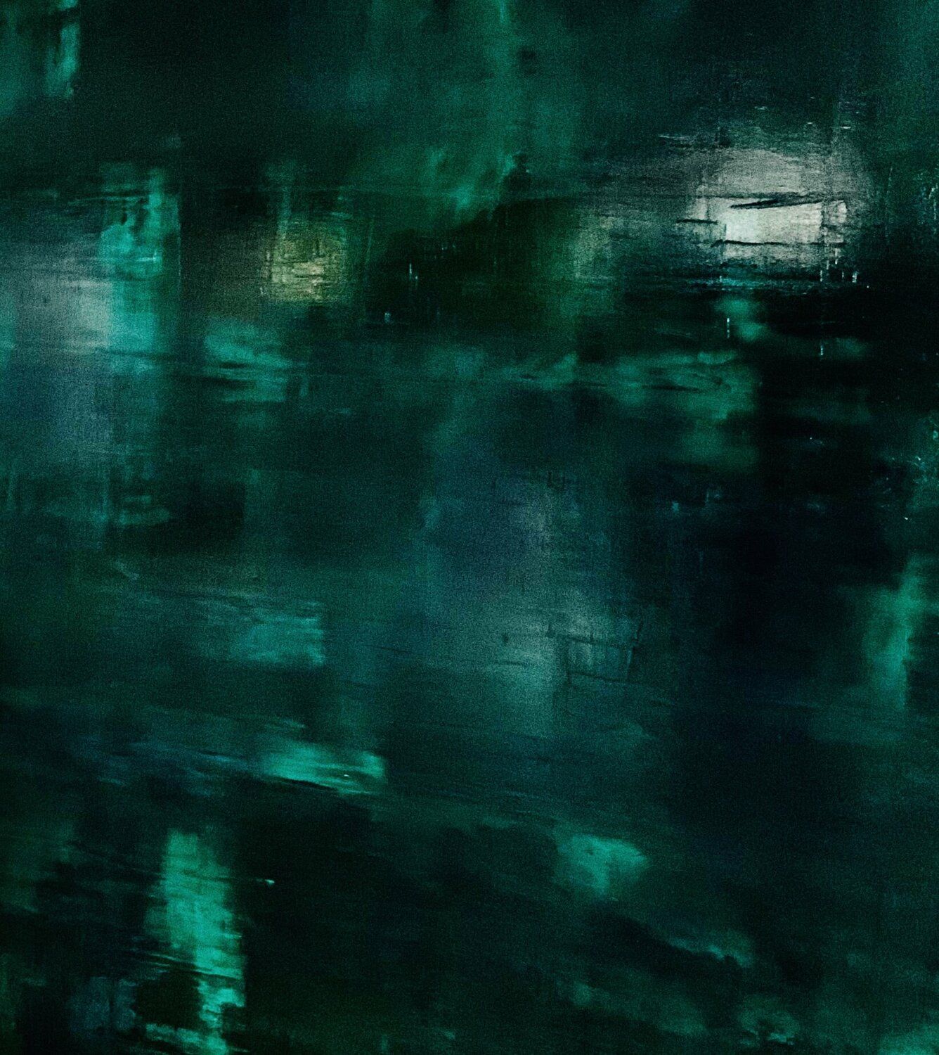 1336x1500 XXI- réflection on Phthalo Green no1/ 2020