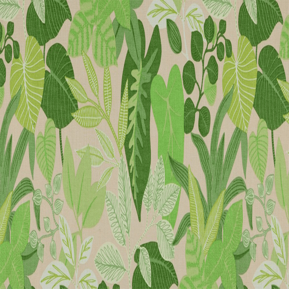 1200x1200 Southern Charm Phthalo Green Ivory Cotton Fabric 52 Wide