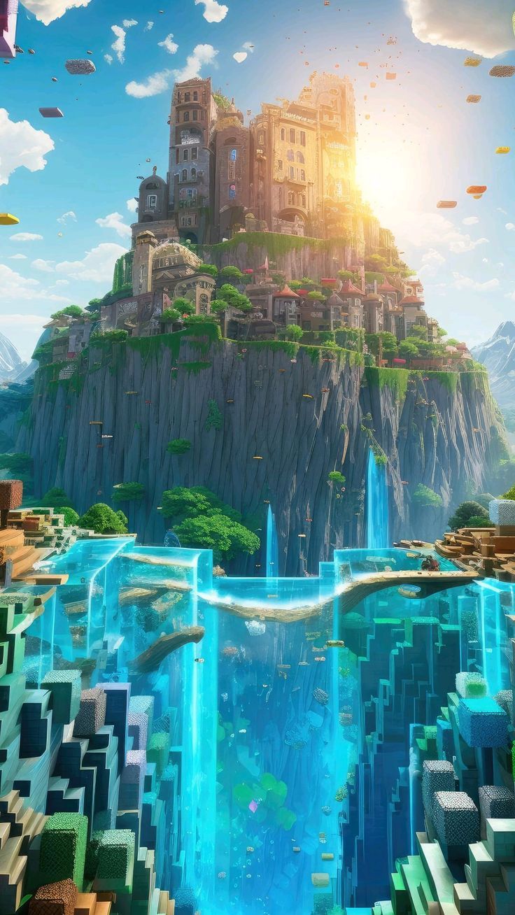736x1308 Minecraft: Arte de Minecraft. Image minecraft, Chill wallpaper, Minecraft picture