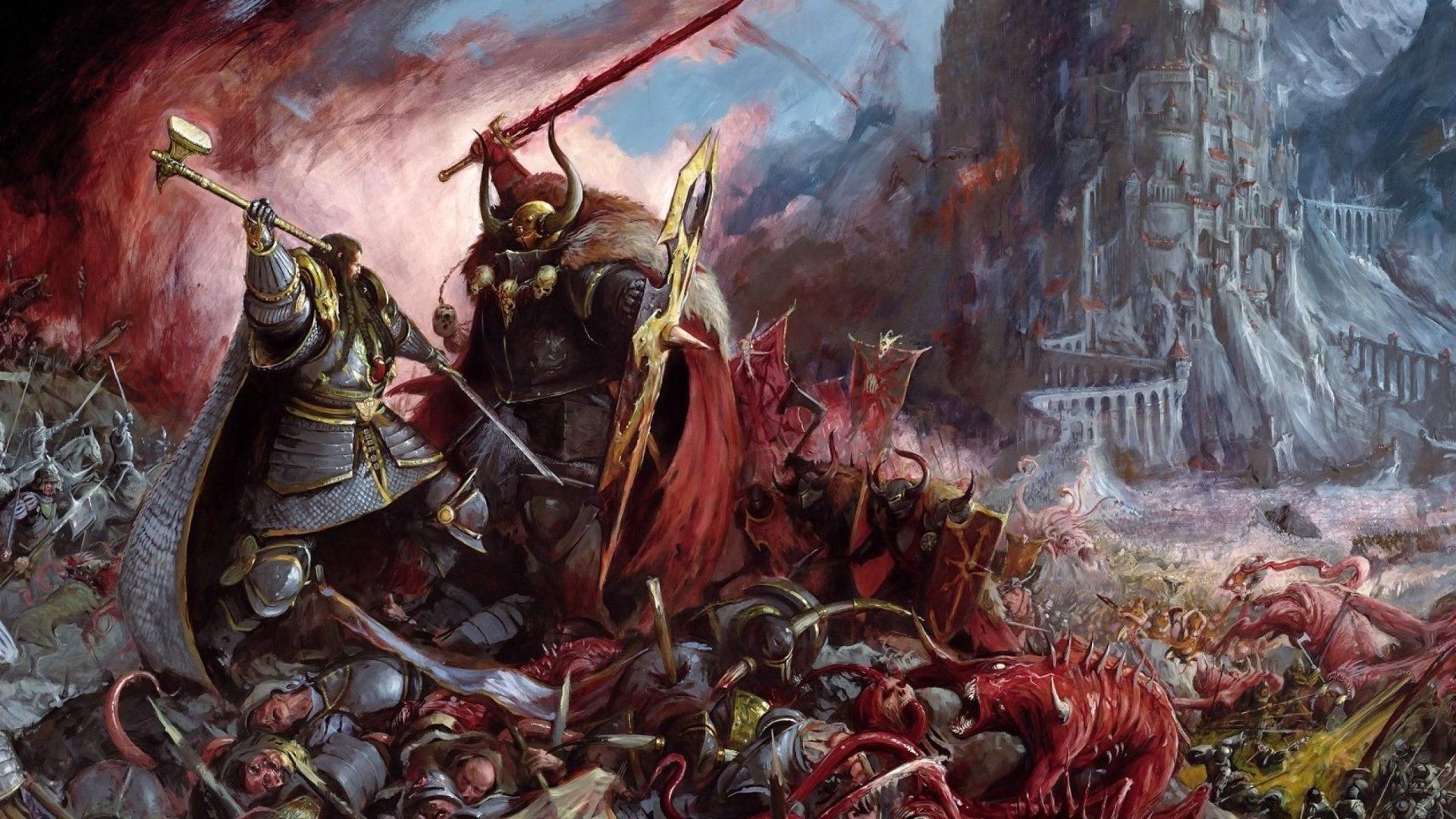 1920x1080 Archaon The Everchosen: Epic Warhammer Battle HD Wallpaperx1440