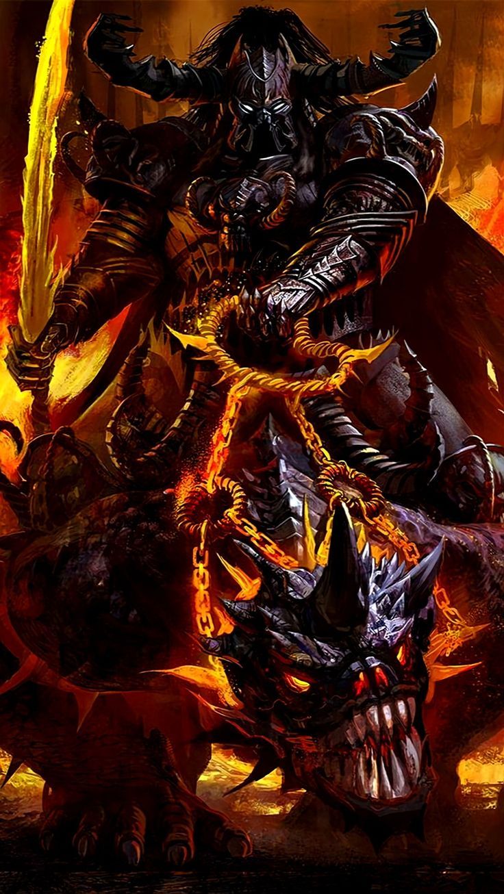 736x1306 Archaon the everchosen fanart. Archaon the everchosen wallpaper, Wow deathwing art, Iron warrior