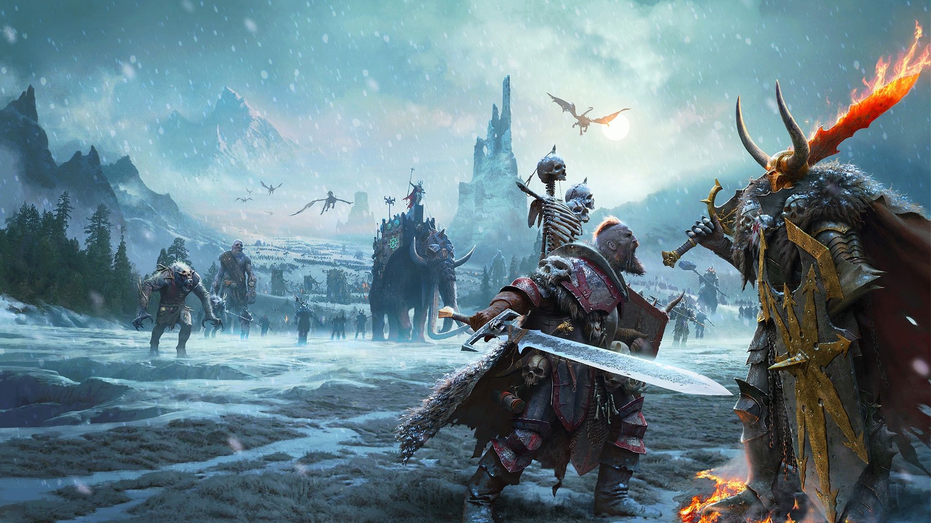 1920x1080 Wallpaper chaos, chaos, Archaon Seaspray, The Wanderer's Wulfric, Warhammer Fantasy Battle for mobile and desktop, section игры, resolution 1920x1080